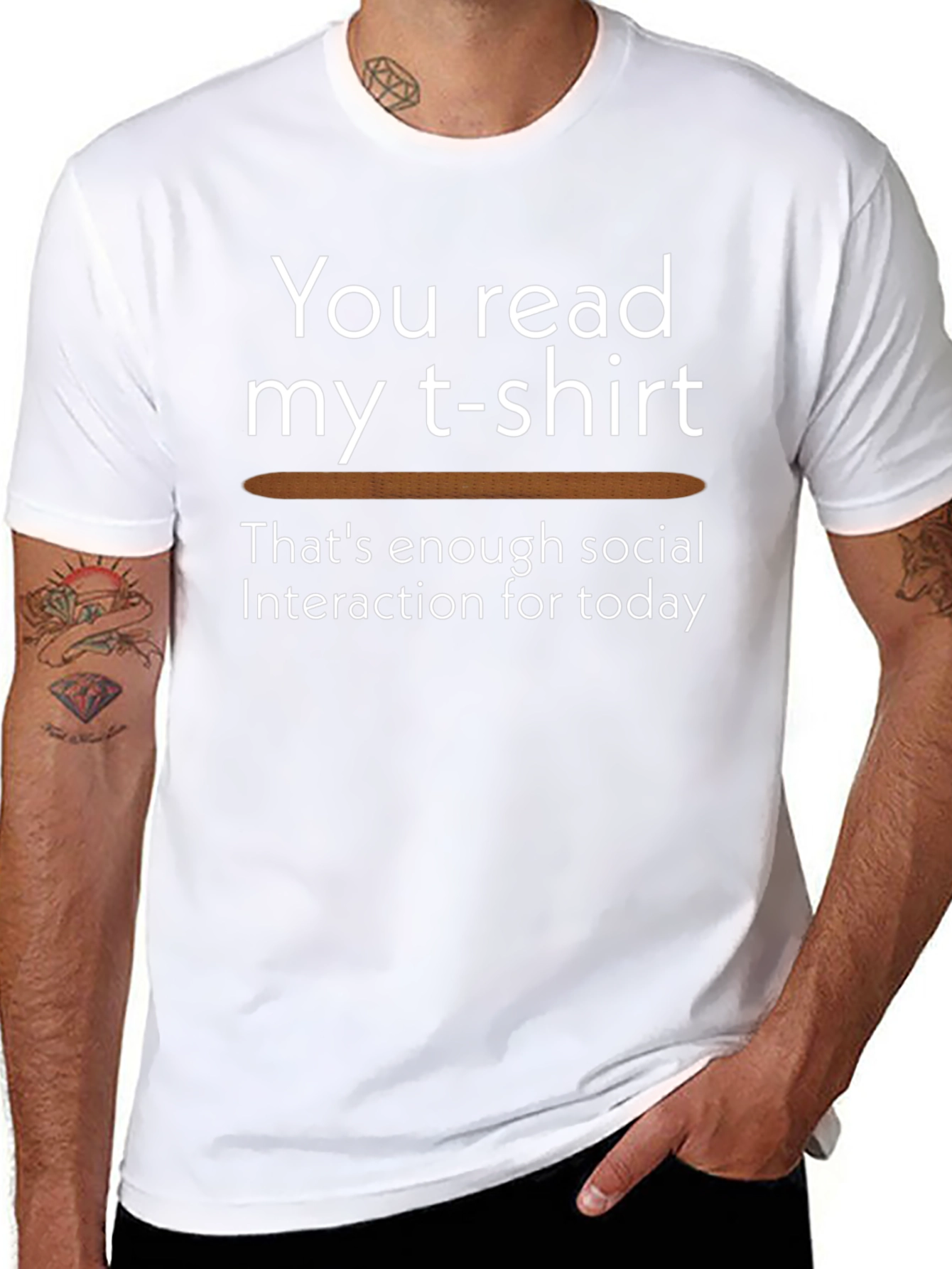 Humorous Graphic Tee - You Read My T-Shirt