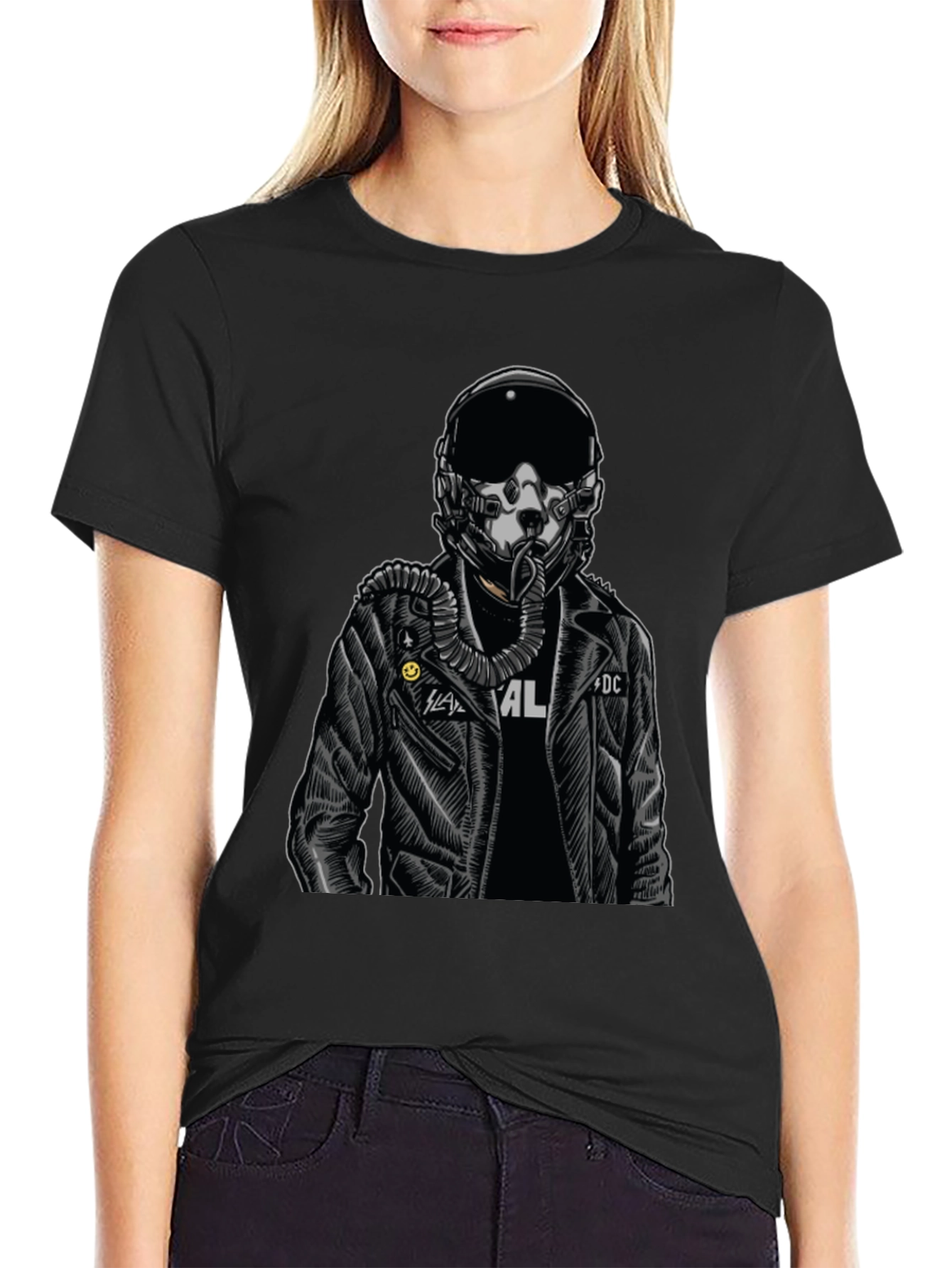 Pilot Graphic Black T-Shirt