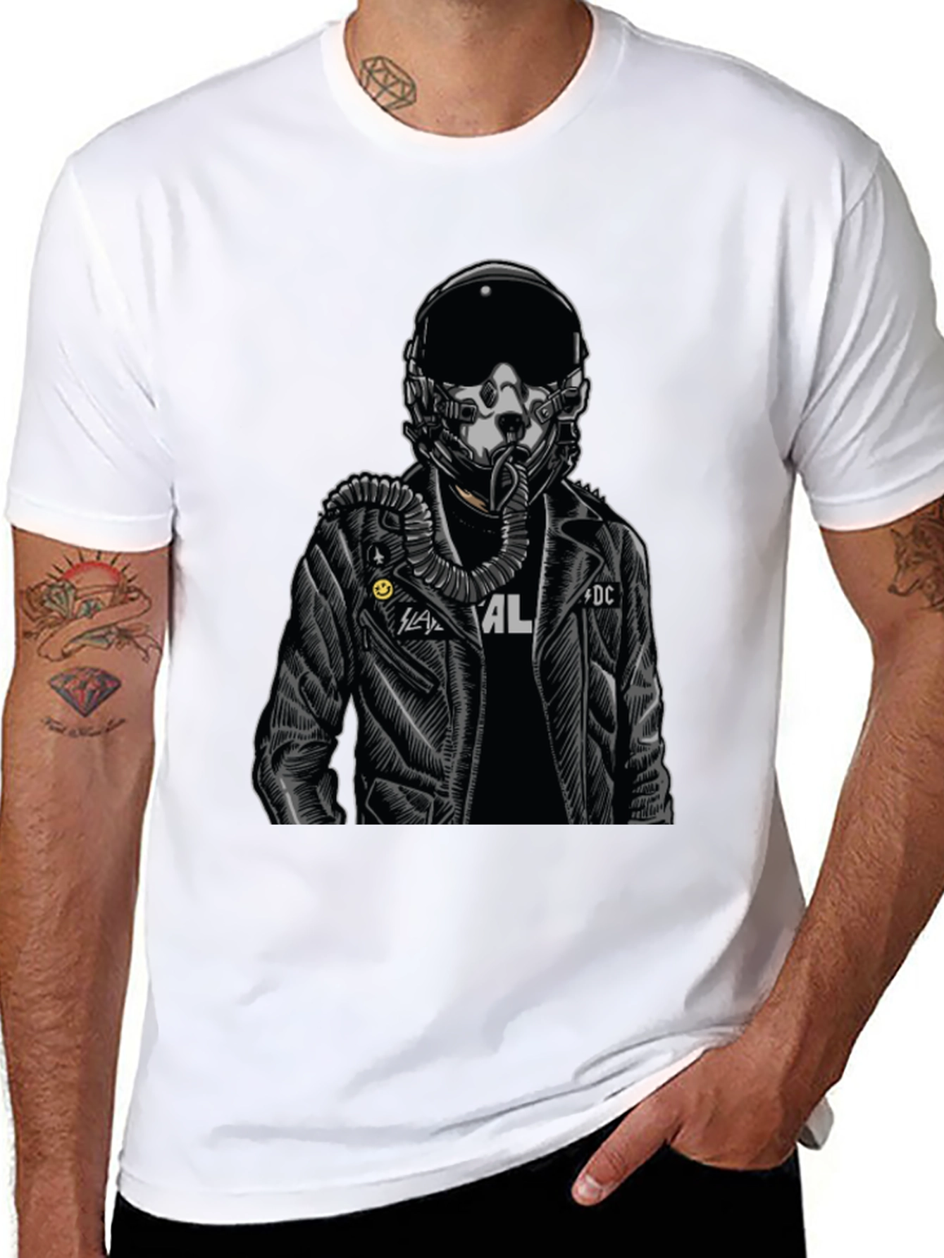 Pilot Graphic Black T-Shirt
