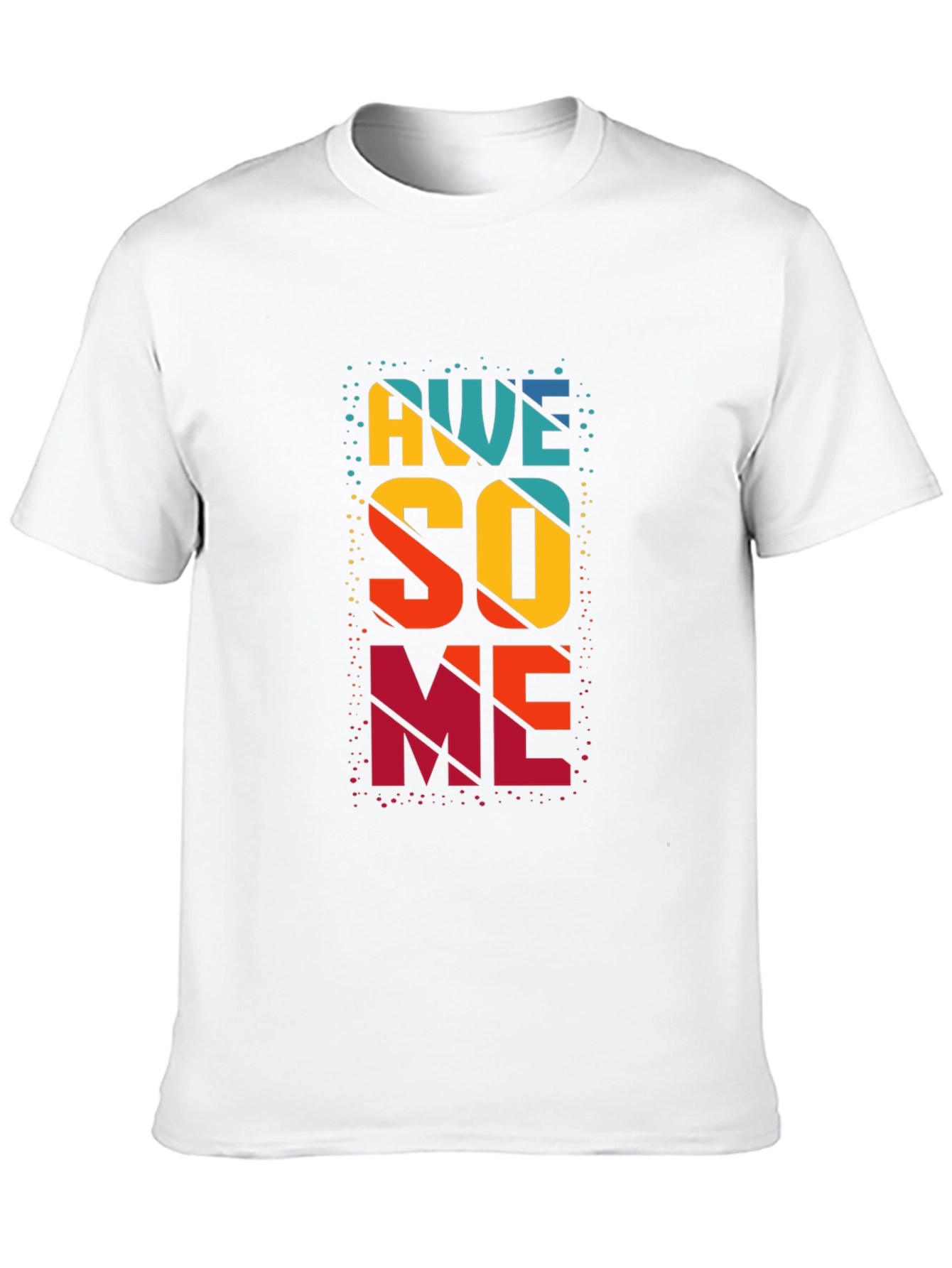 Awesome Graphic Print Black T-Shirt