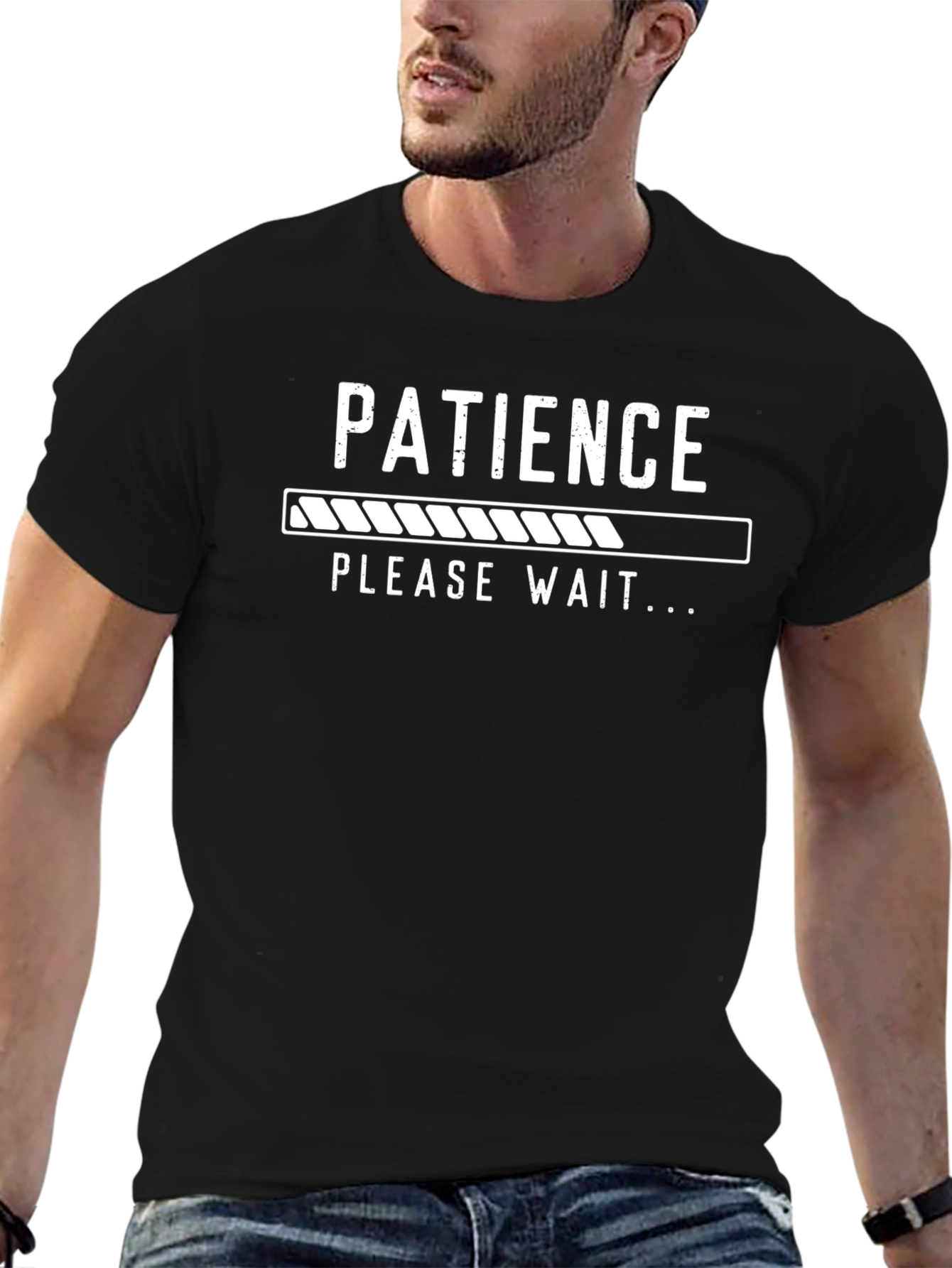 Patience Please Wait Funny Graphic T-Shirt