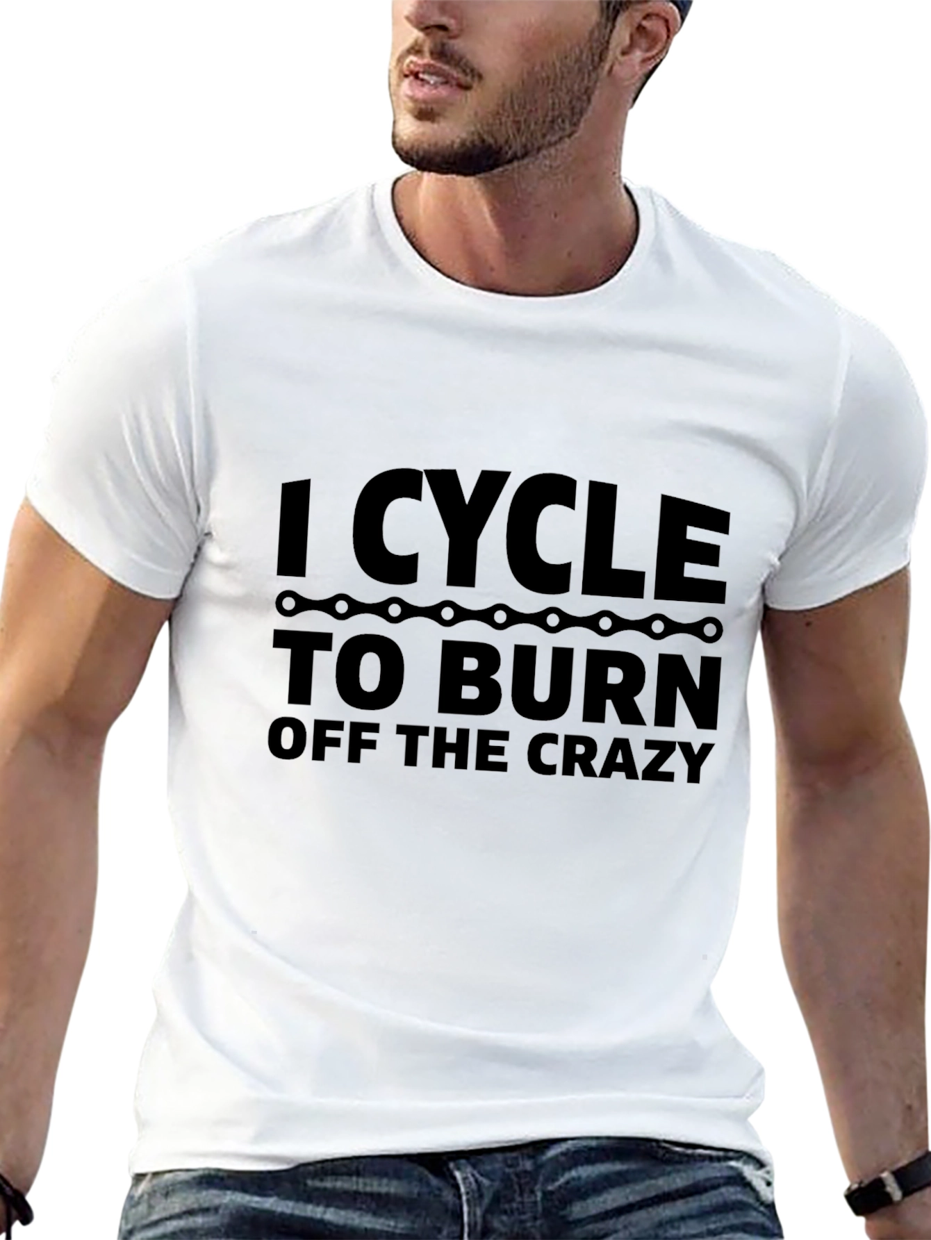 I Cycle To Burn Off The Crazy Graphic Tee