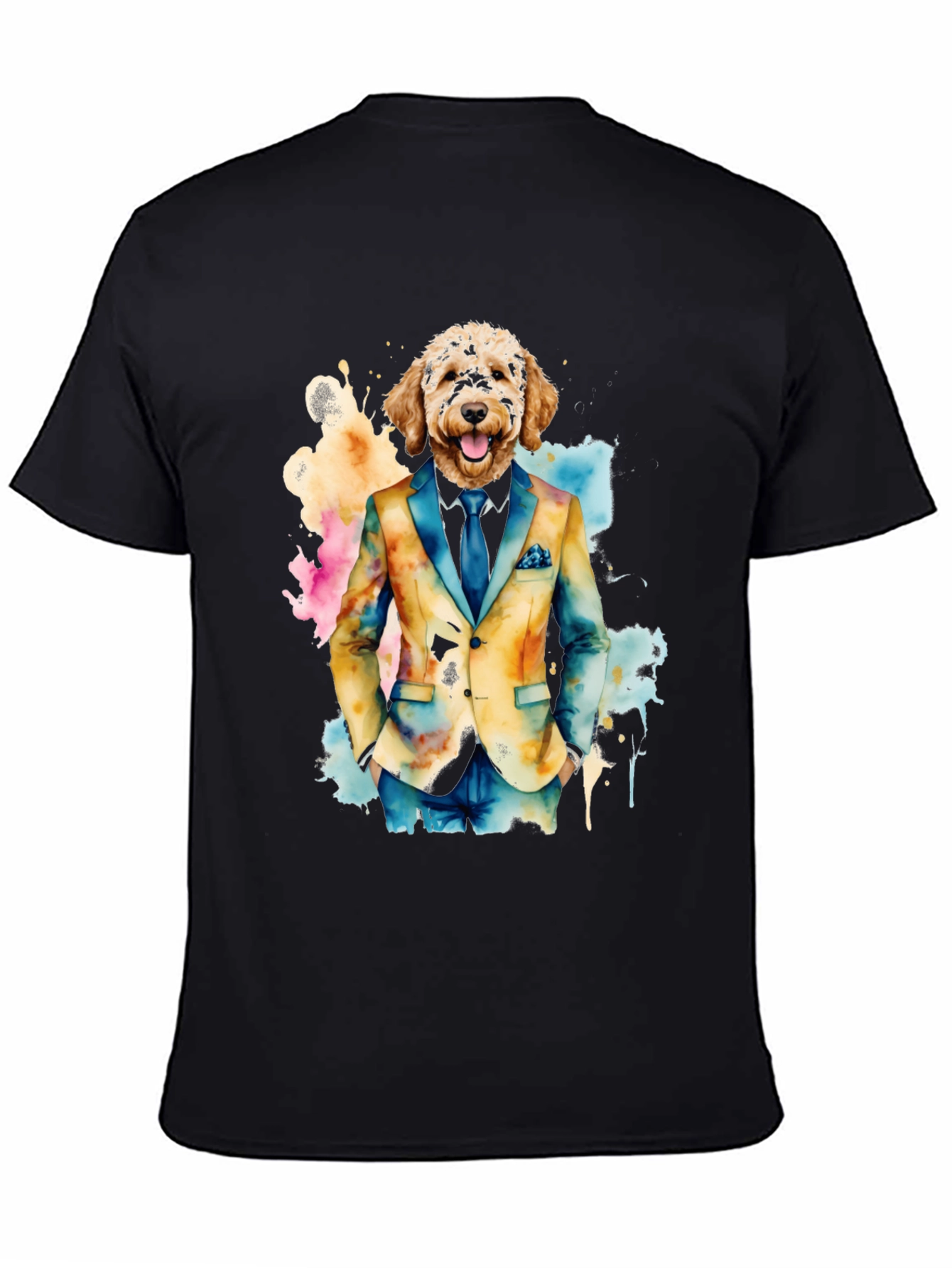 Dog in Suit Graphic Tee - Stylish & Unique!