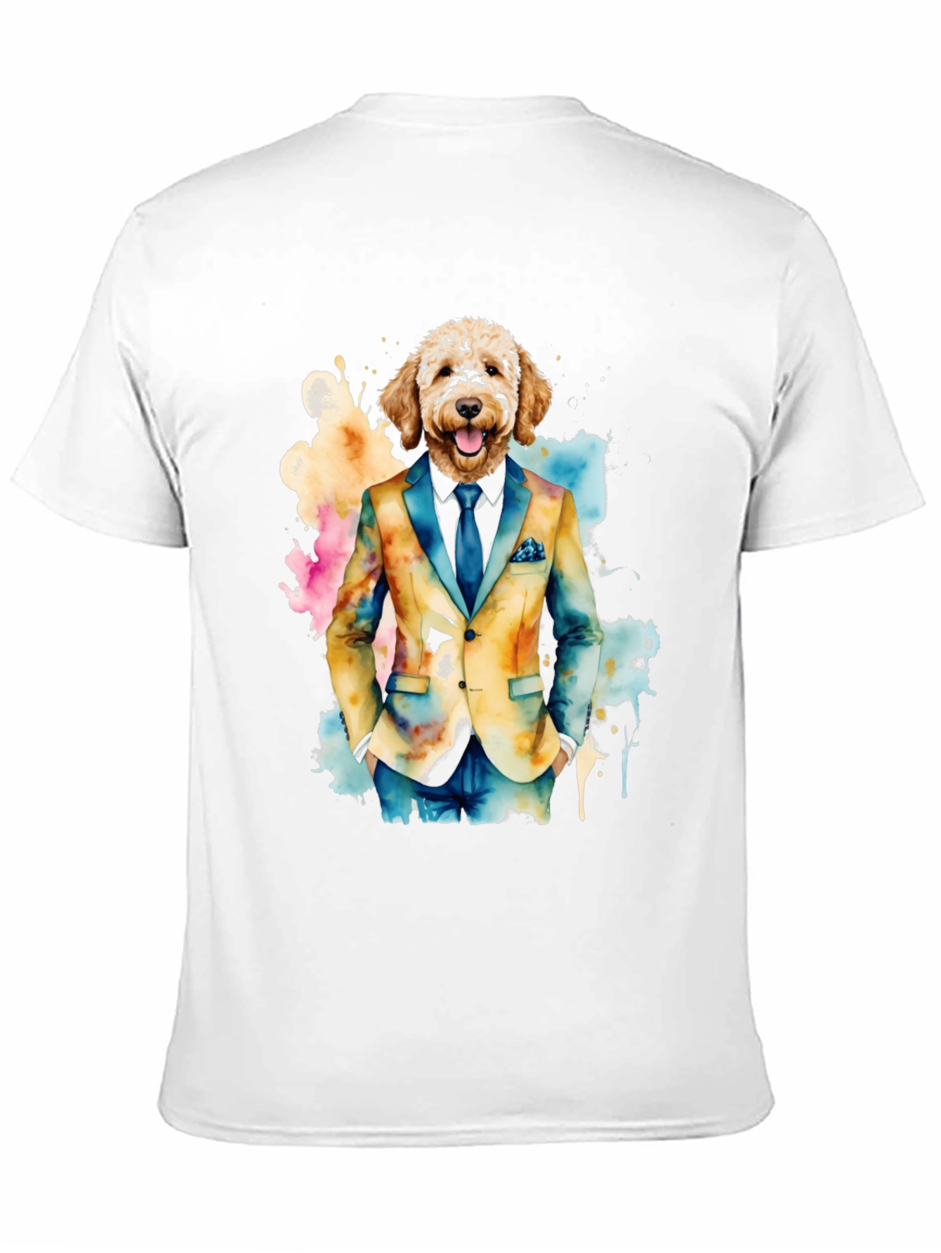 Dog in Suit Graphic Tee - Stylish & Unique!