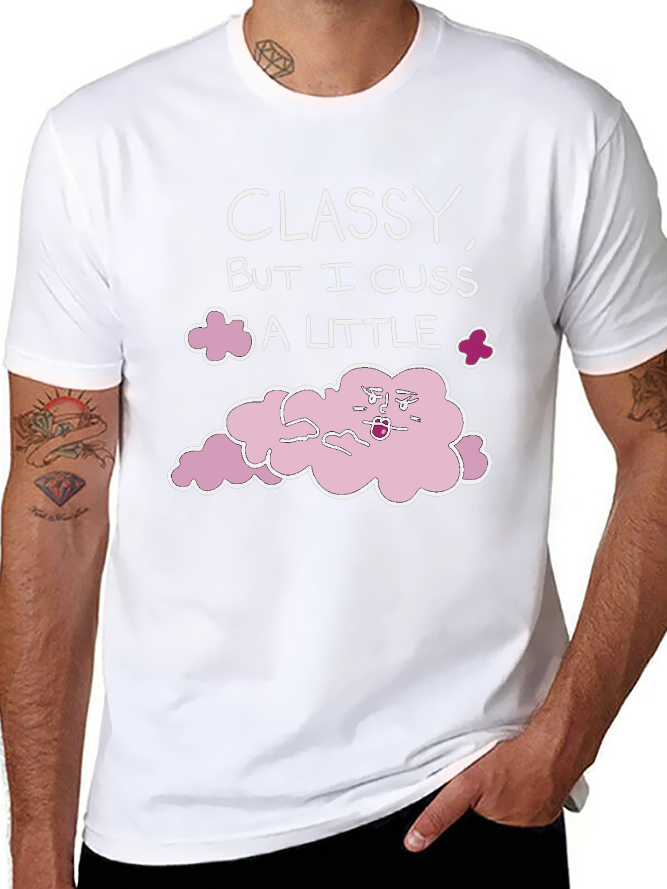 Classy But I Cuss Graphic T-Shirt