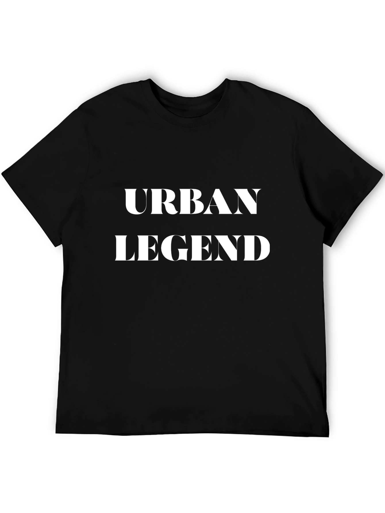 Urban Legend Graphic Tee - Black Cotton Blend