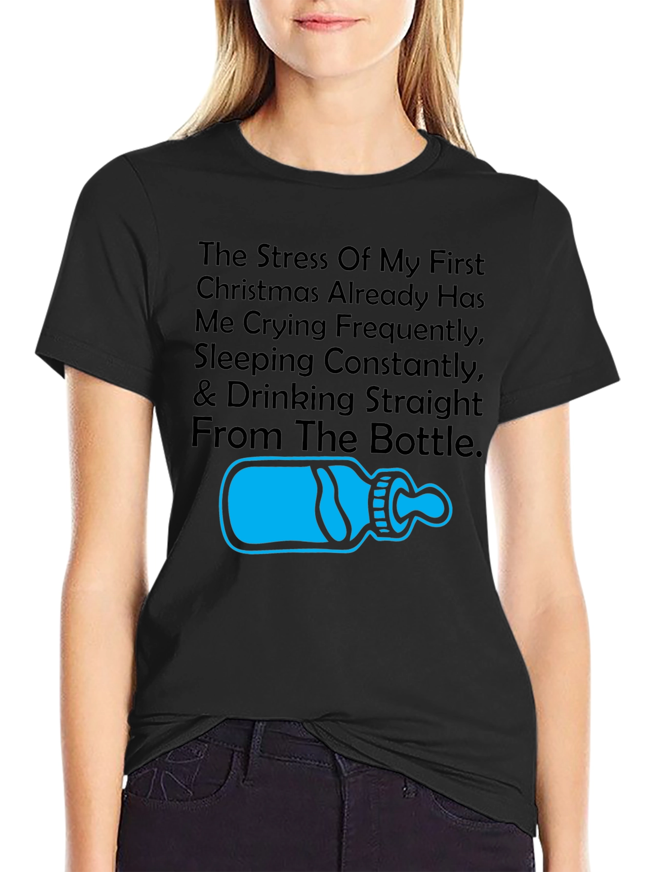First Christmas Stress T-Shirt - Funny Parent Tee