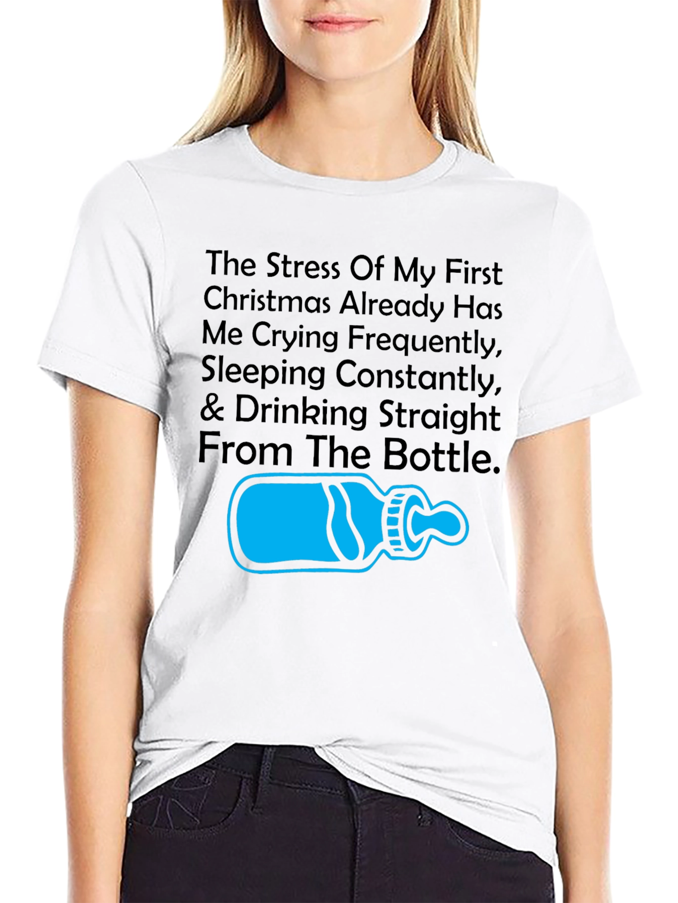 First Christmas Stress T-Shirt - Funny Parent Tee