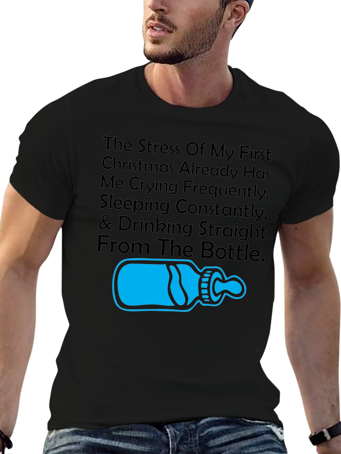 First Christmas Stress T-Shirt - Funny Parent Tee