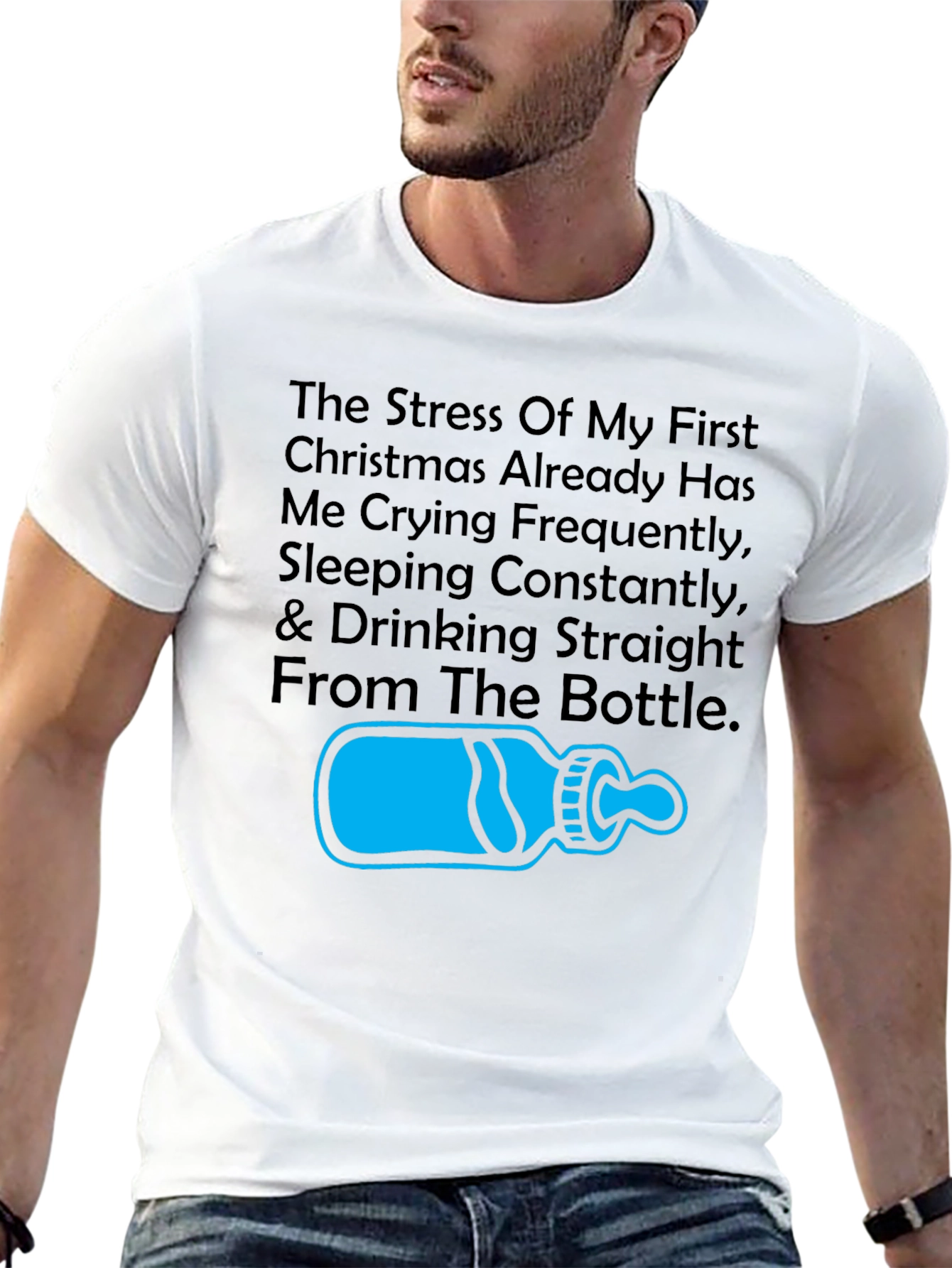 First Christmas Stress T-Shirt - Funny Parent Tee