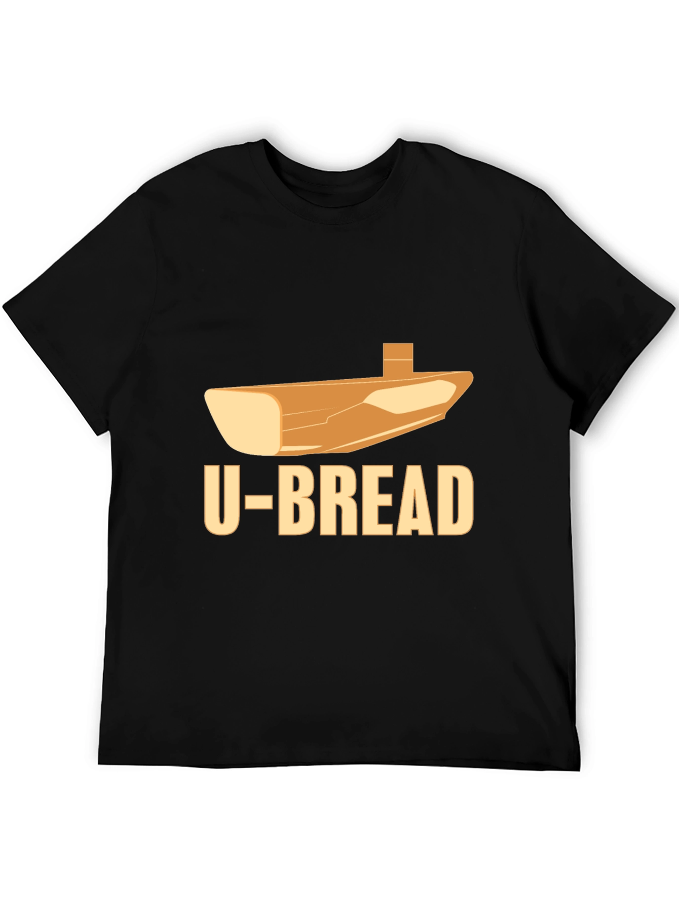 U-Bread Black T-Shirt - Novelty Food Tee