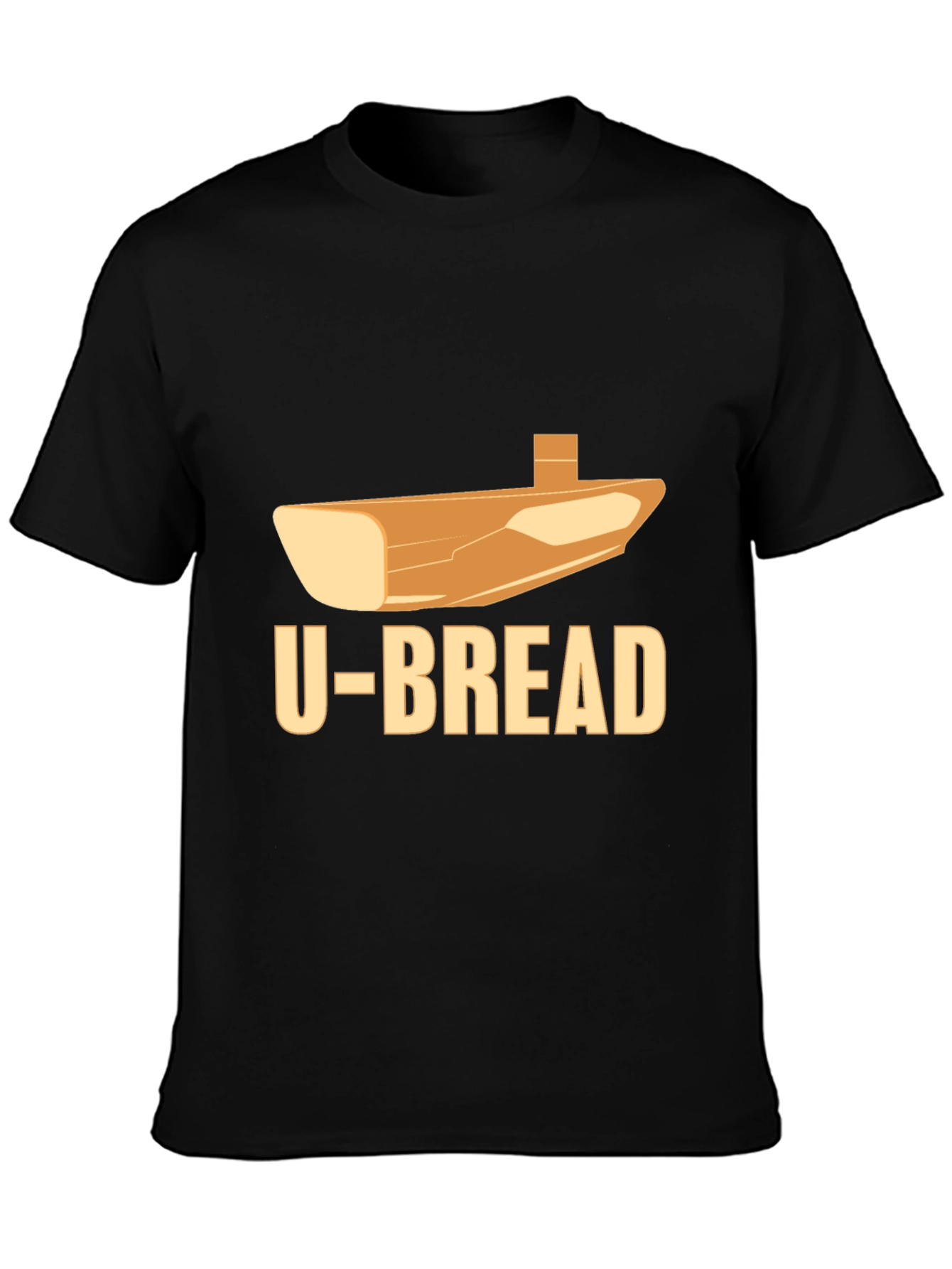 U-Bread Black T-Shirt - Novelty Food Tee