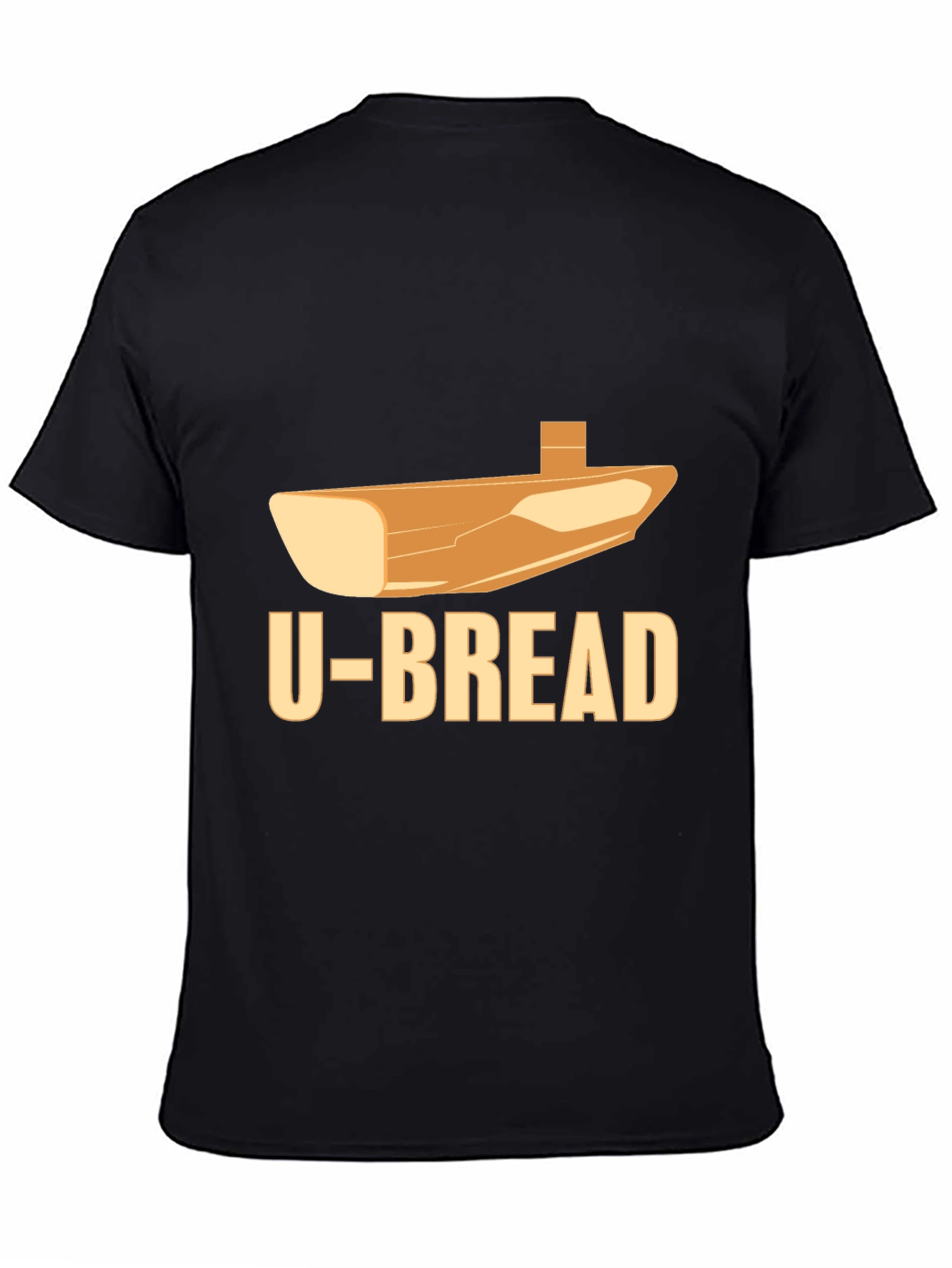 U-Bread Black T-Shirt - Novelty Food Tee