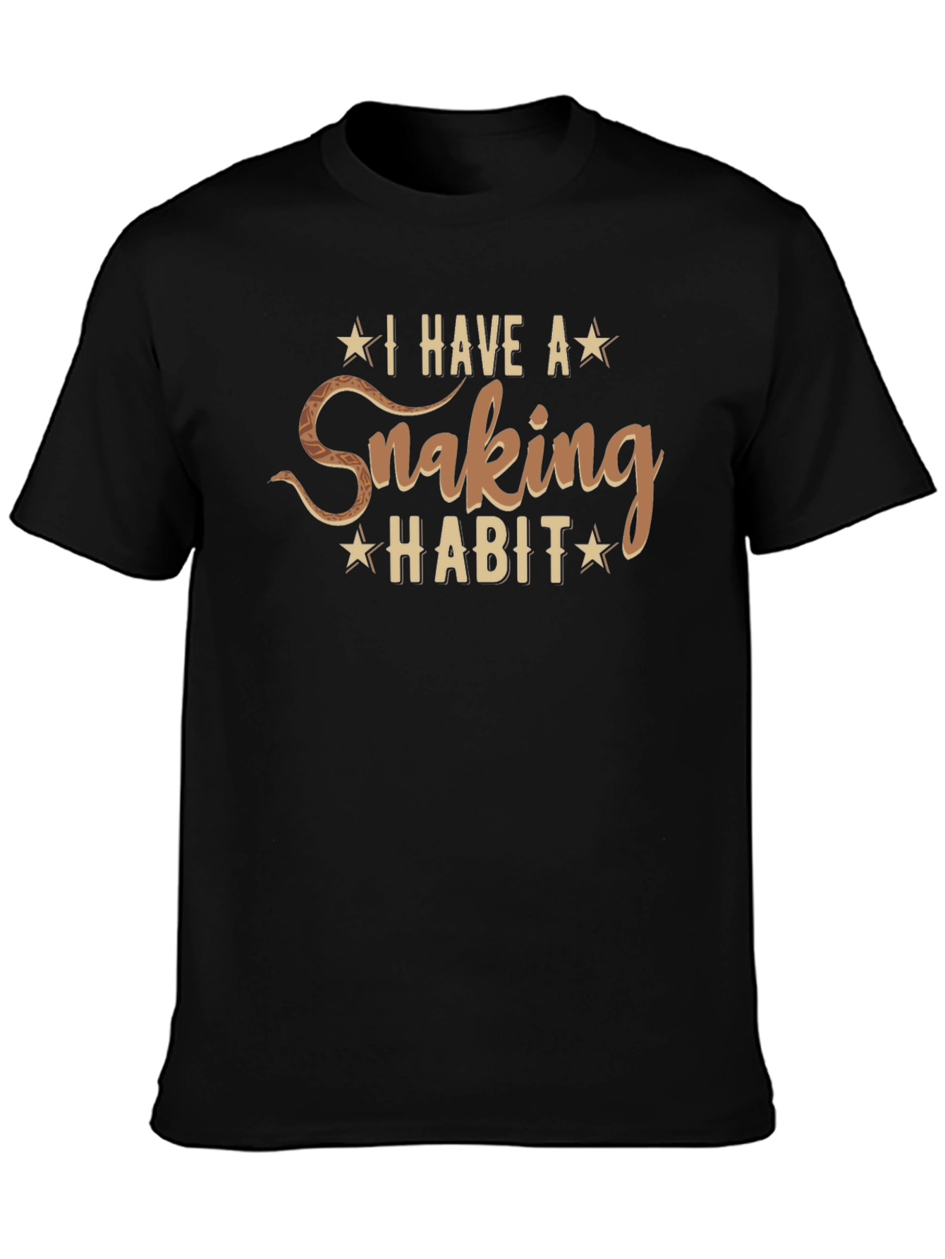Snaking Habit Mens Graphic T-Shirt