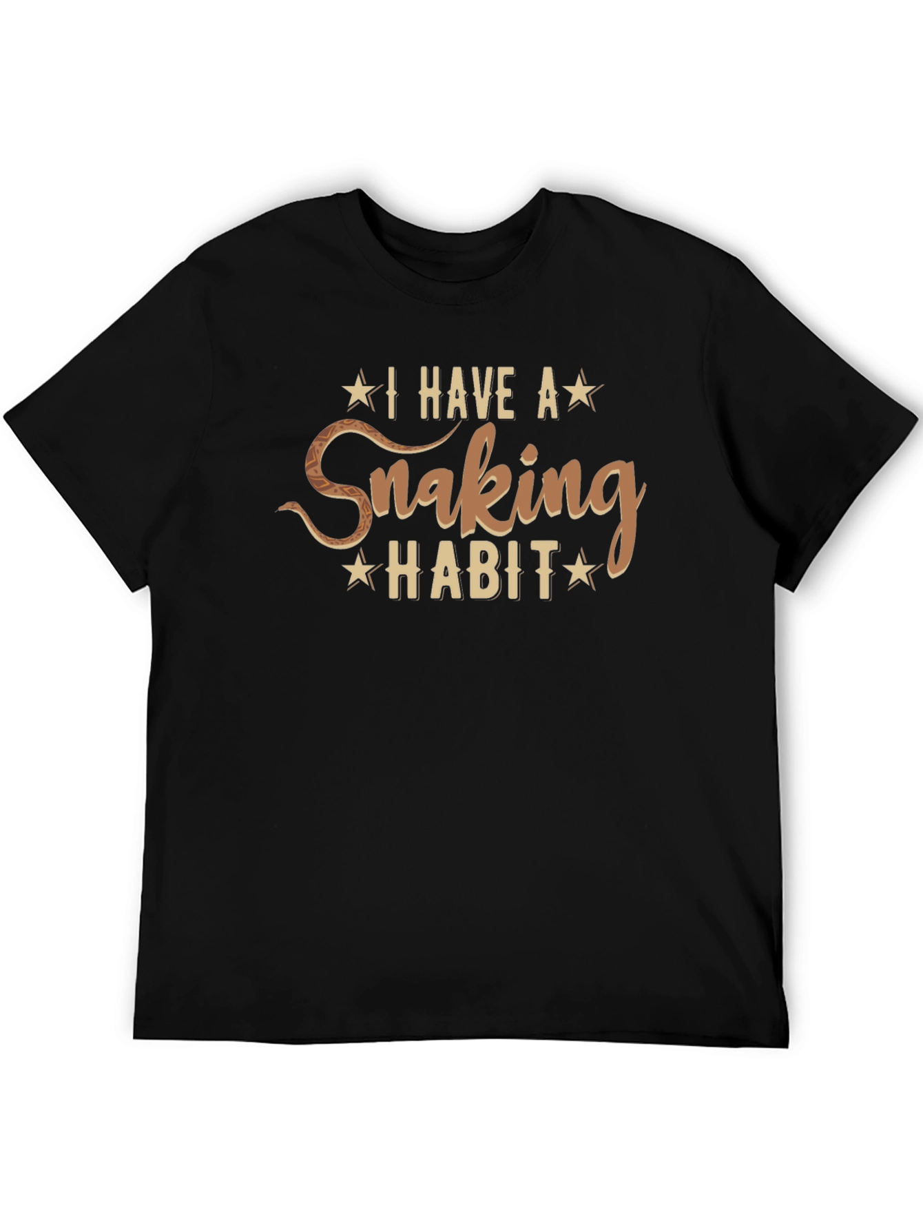 Snaking Habit Mens Graphic T-Shirt