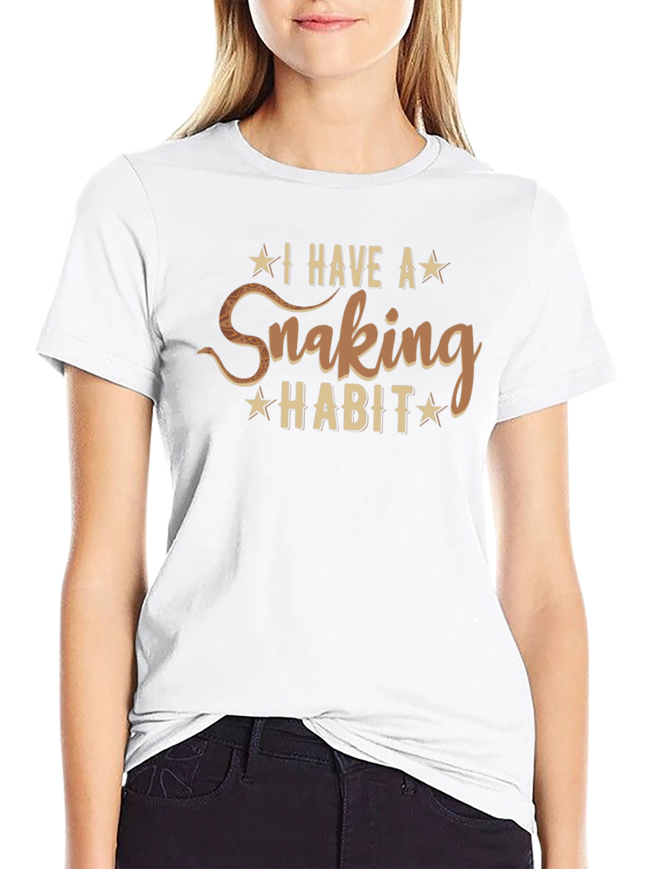 Snaking Habit Mens Graphic T-Shirt
