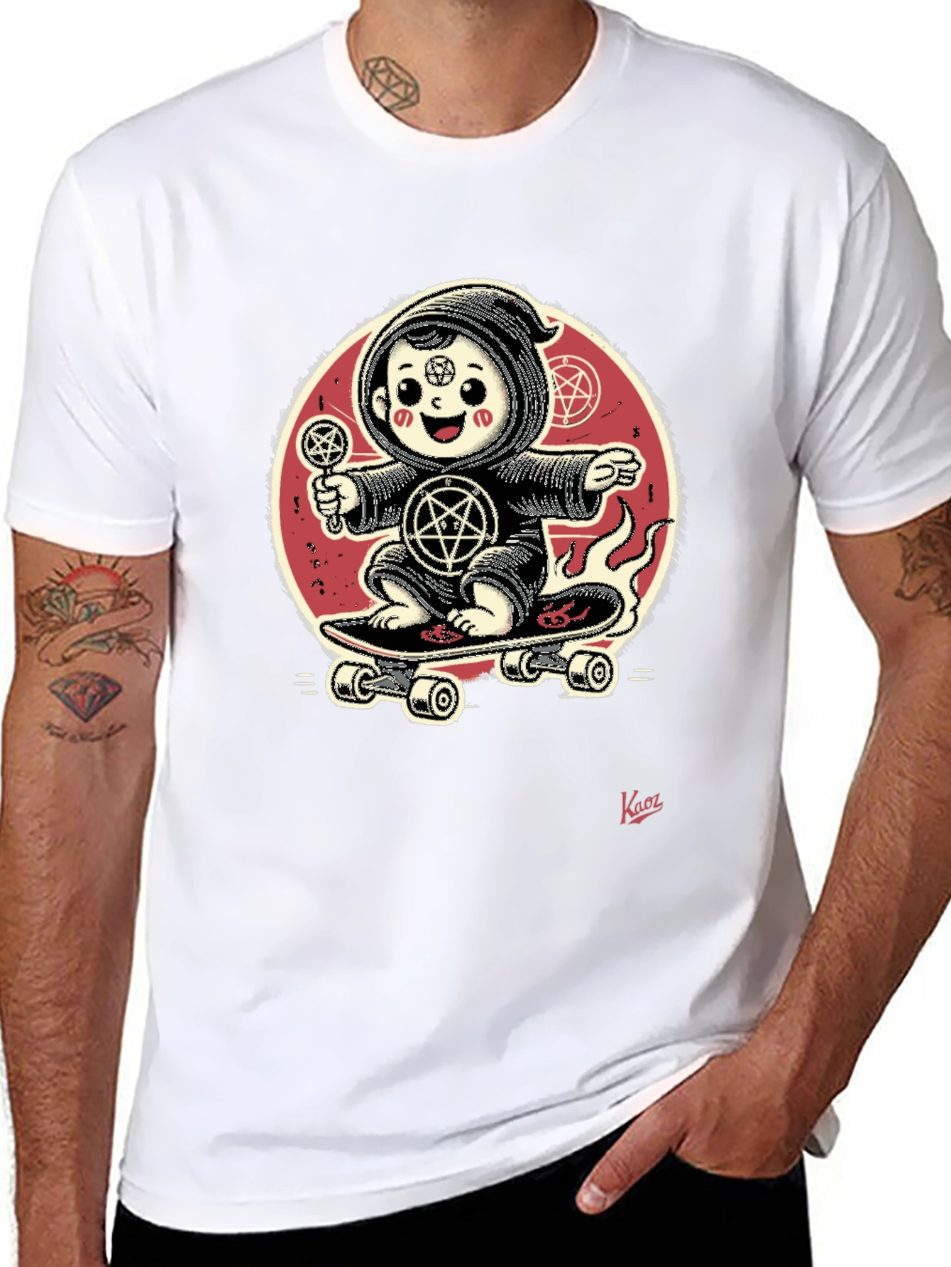 Baby Satan Skateboard T-Shirt