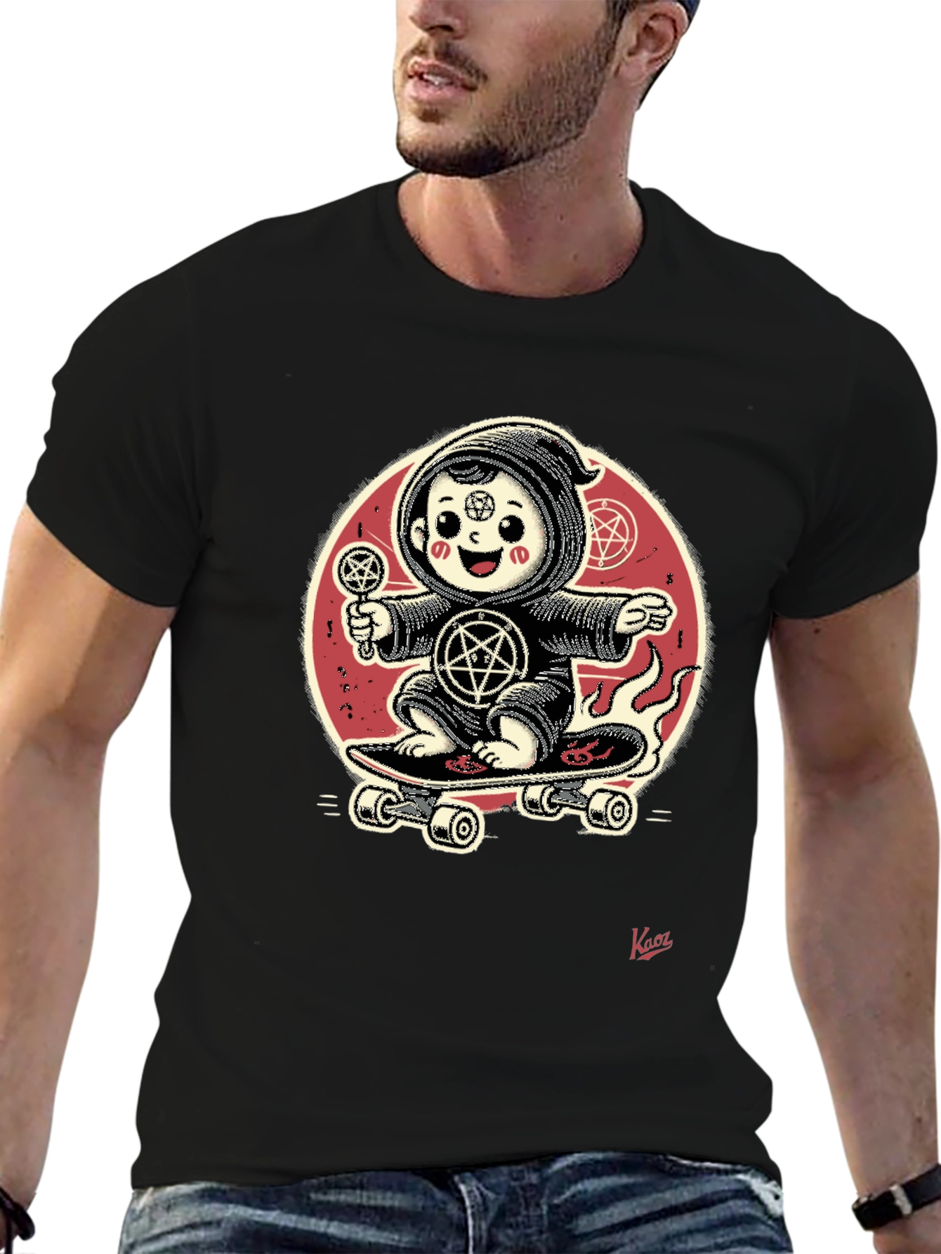 Baby Satan Skateboard T-Shirt