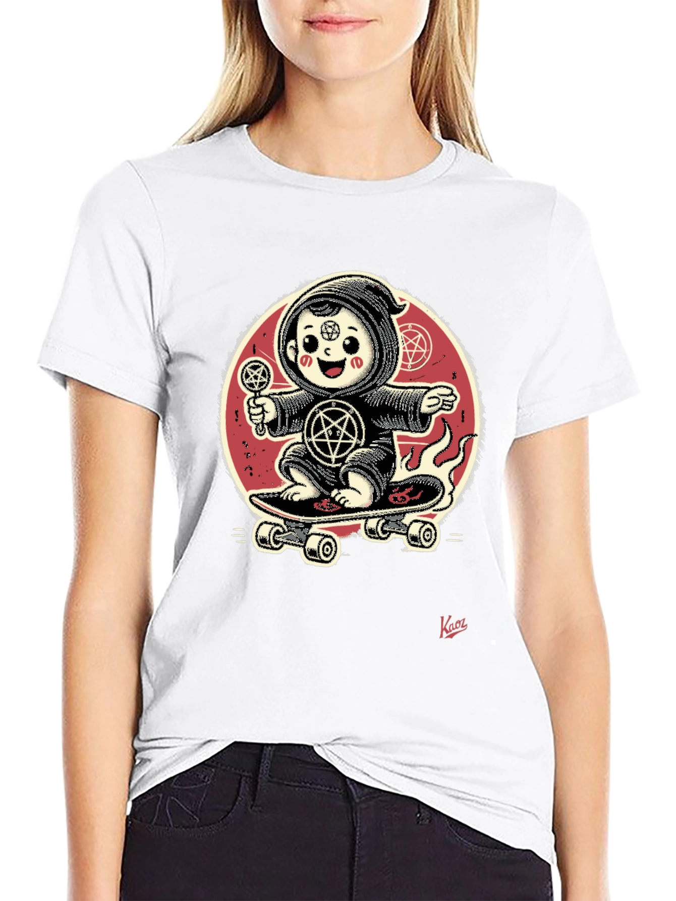 Baby Satan Skateboard T-Shirt