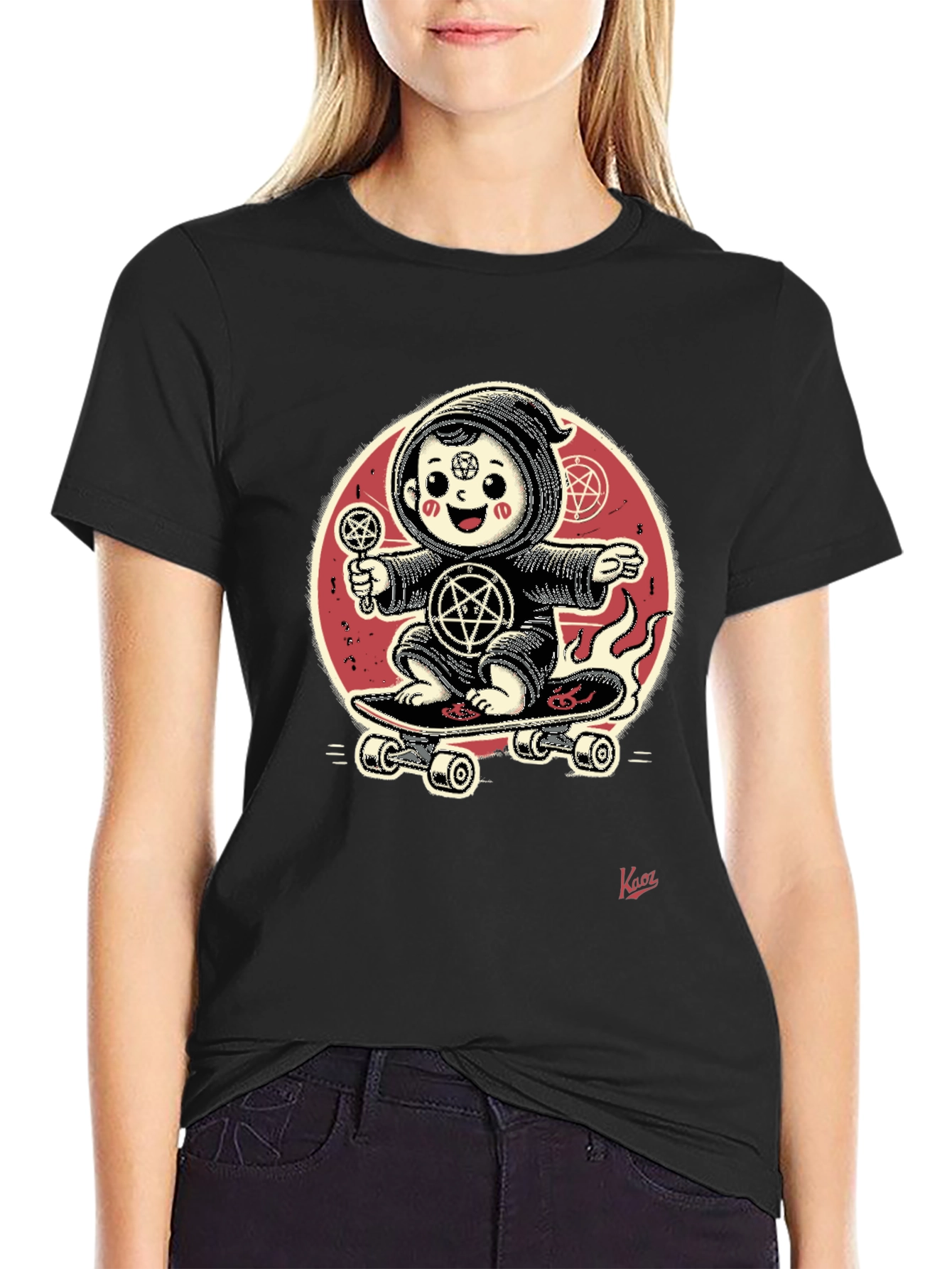 Baby Satan Skateboard T-Shirt