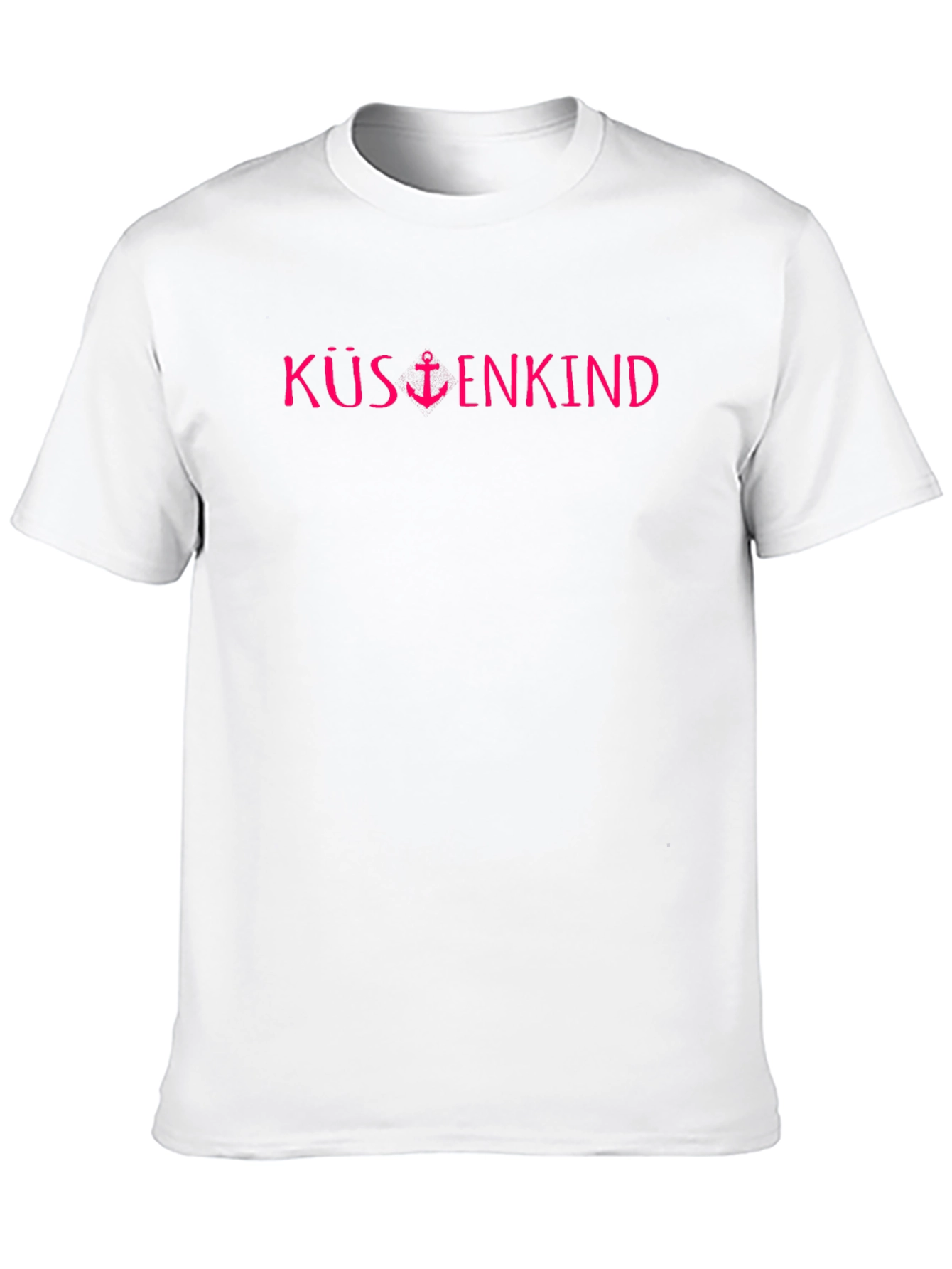 KÜSTENKIND Black Tee - Coastal Kid Anchor Graphic