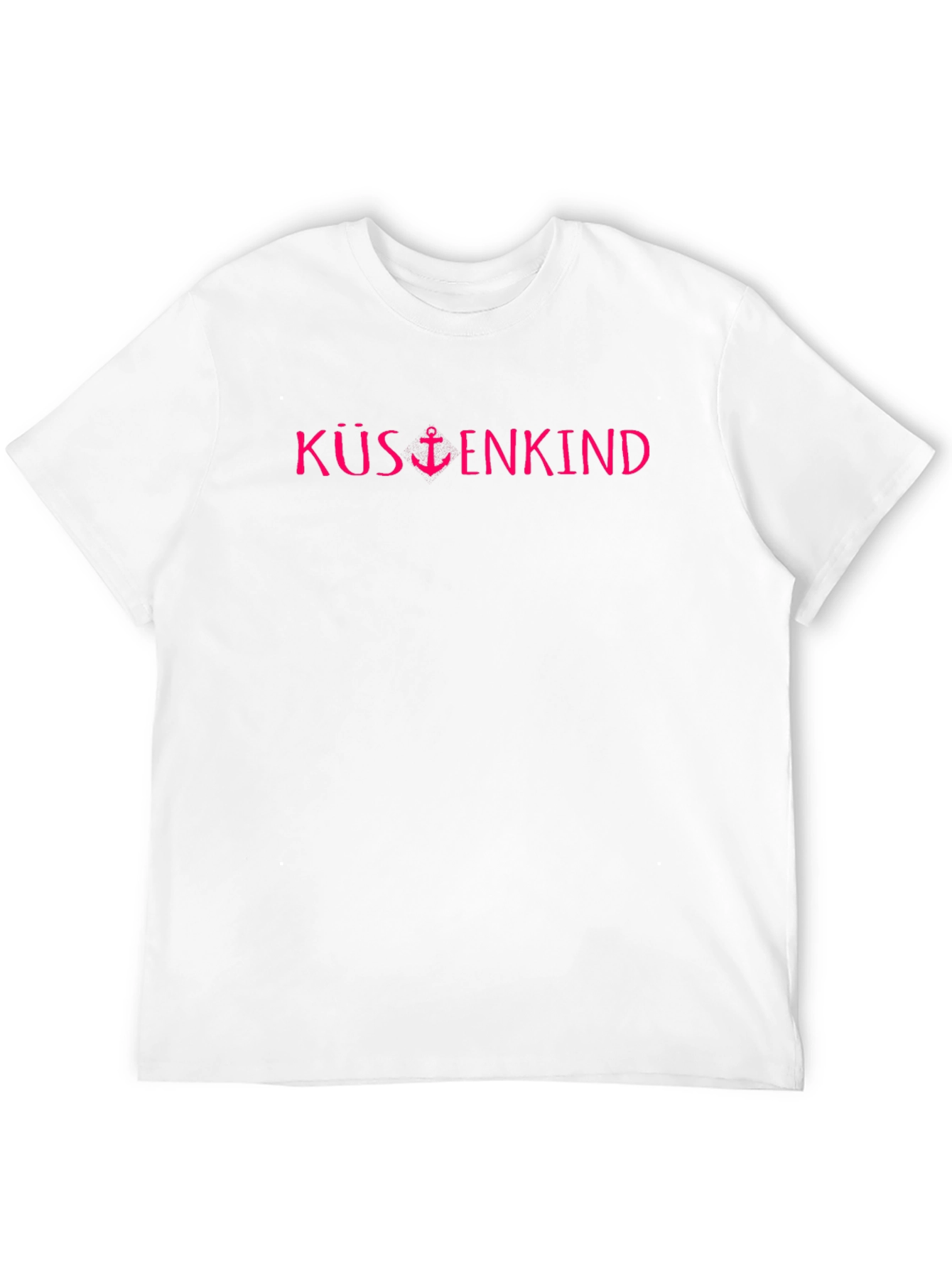 KÜSTENKIND Black Tee - Coastal Kid Anchor Graphic