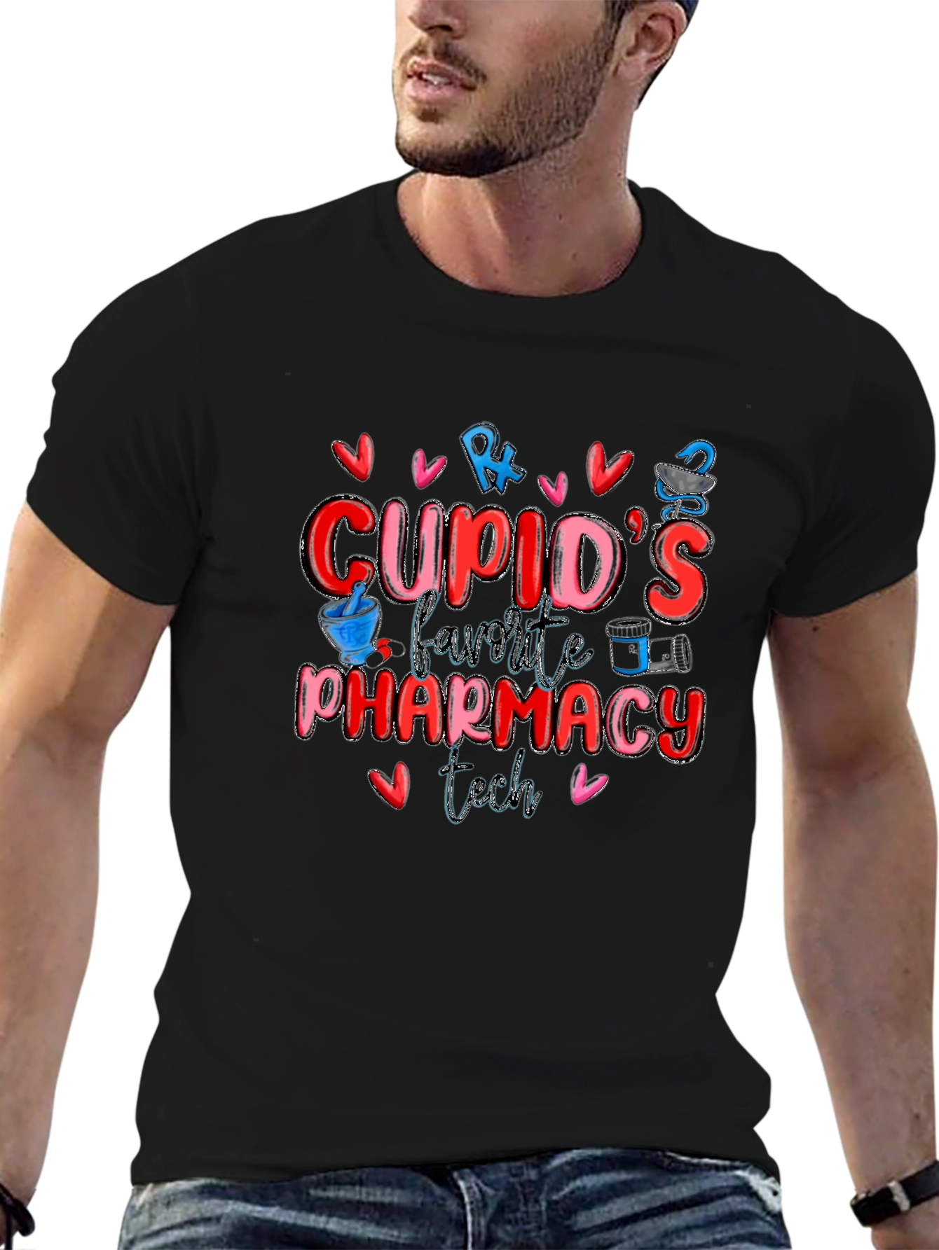 Cupids Favorite Pharmacy Tech T-Shirt