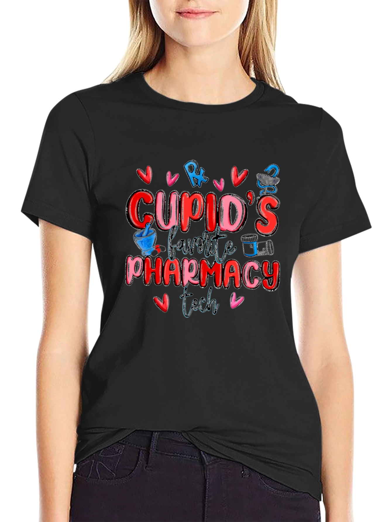 Cupids Favorite Pharmacy Tech T-Shirt