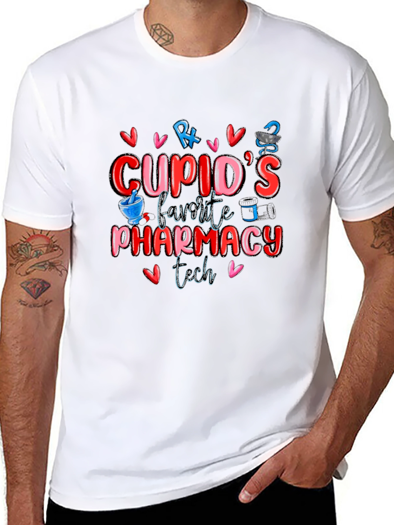 Cupids Favorite Pharmacy Tech T-Shirt