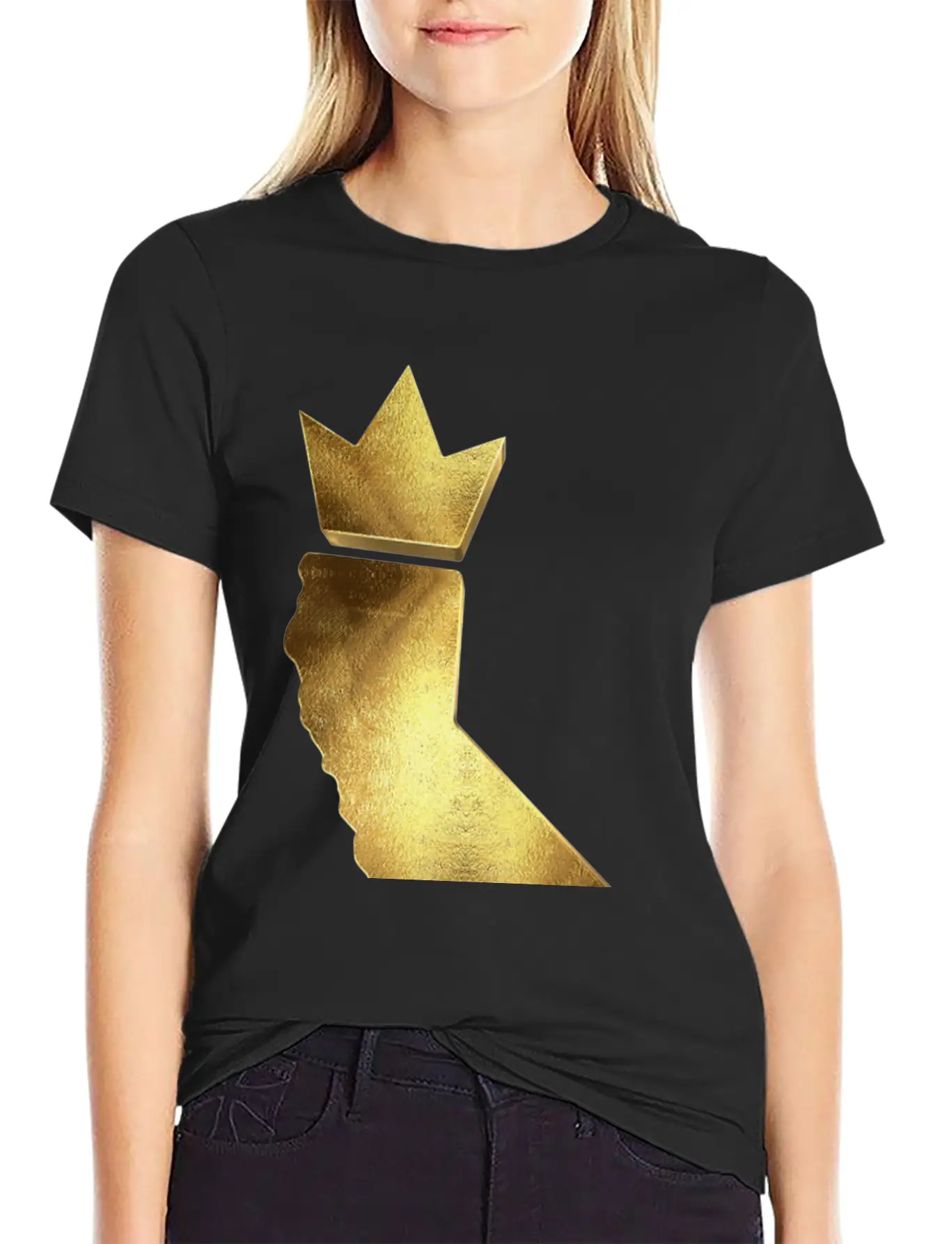 LA Golden California Map Unisex Casual T-Shirt – Clean Design For Daily Comfort