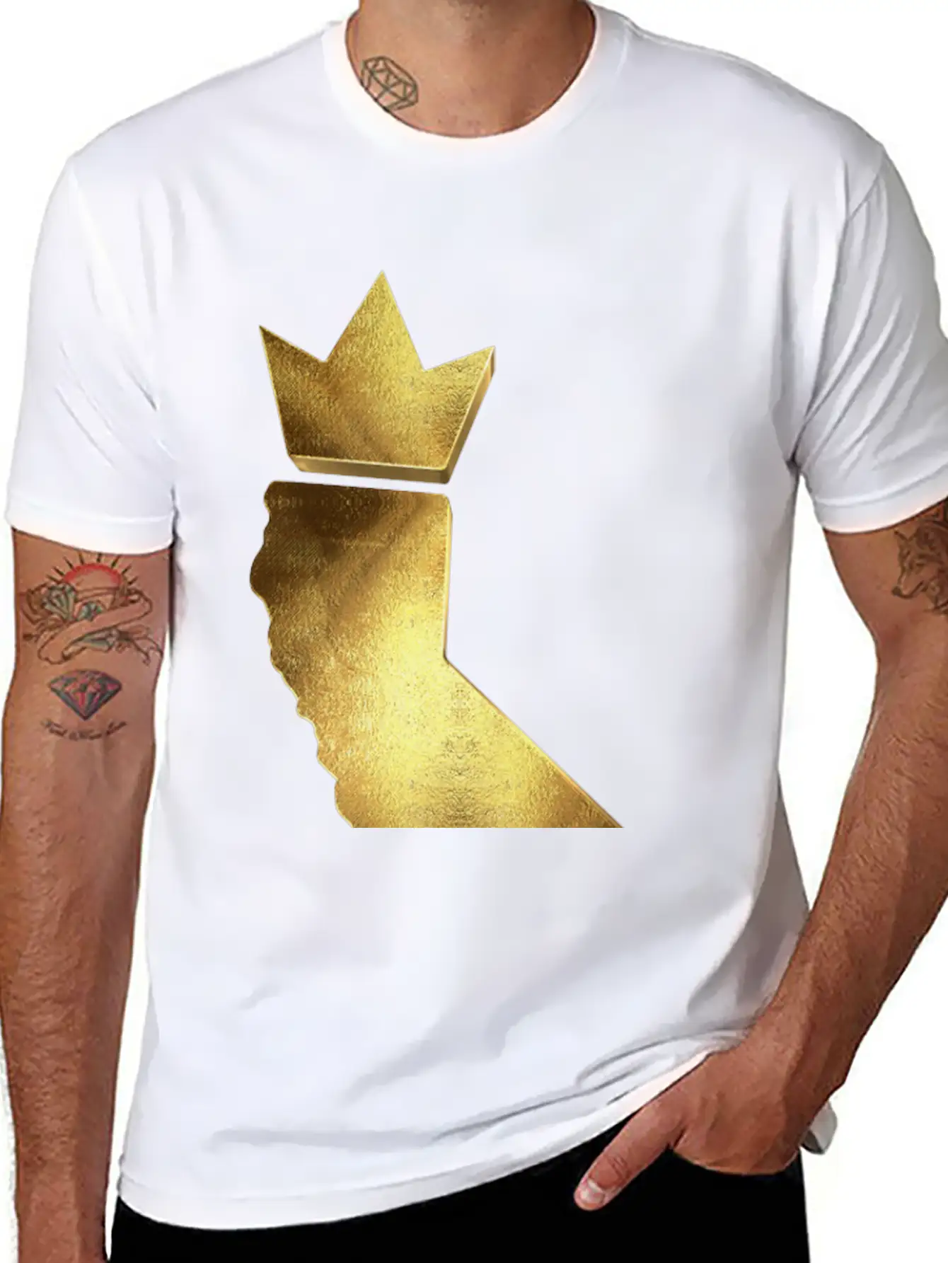 LA Golden California Map Unisex Casual T-Shirt – Clean Design For Daily Comfort