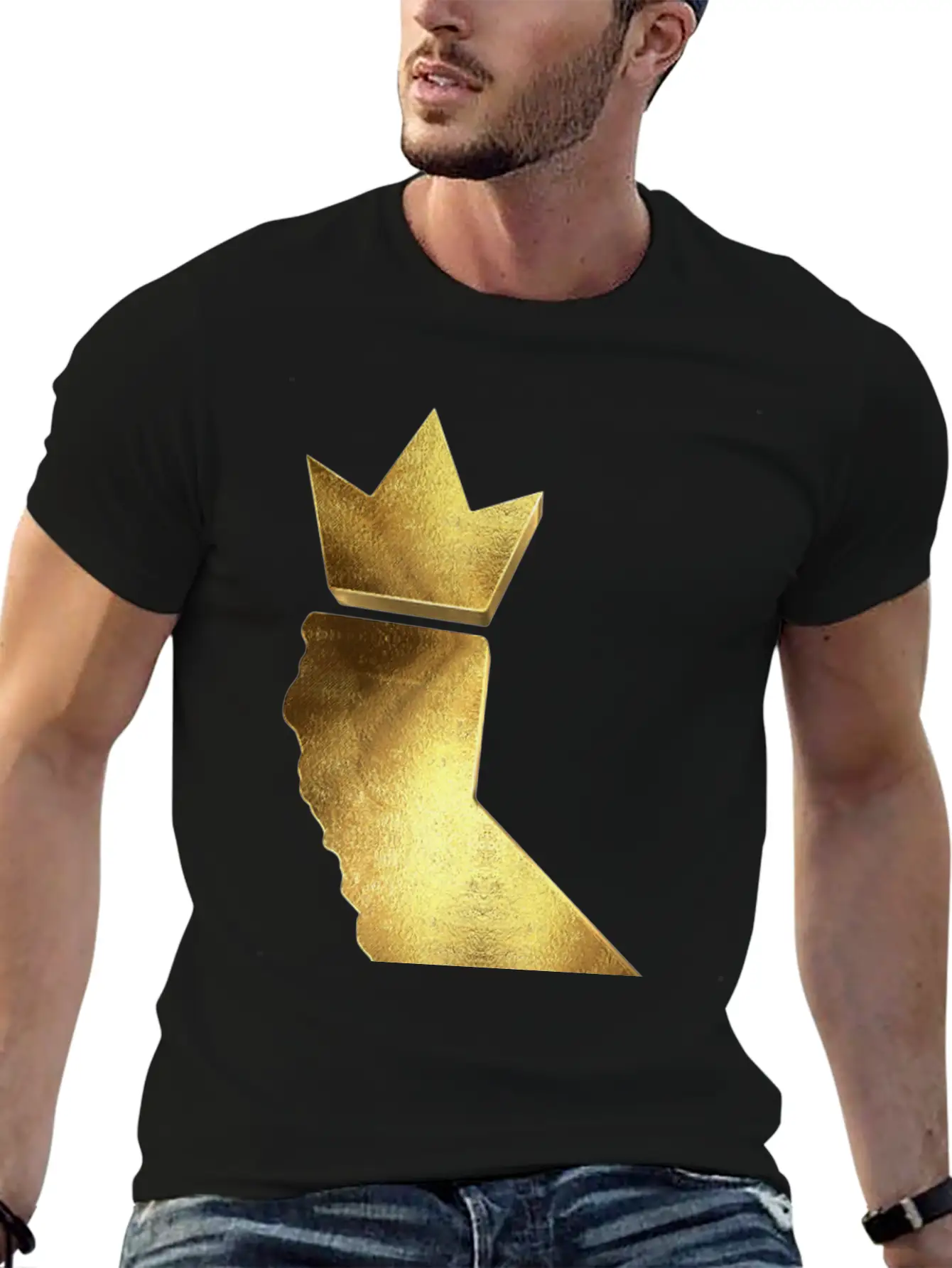 LA Golden California Map Unisex Casual T-Shirt – Clean Design For Daily Comfort