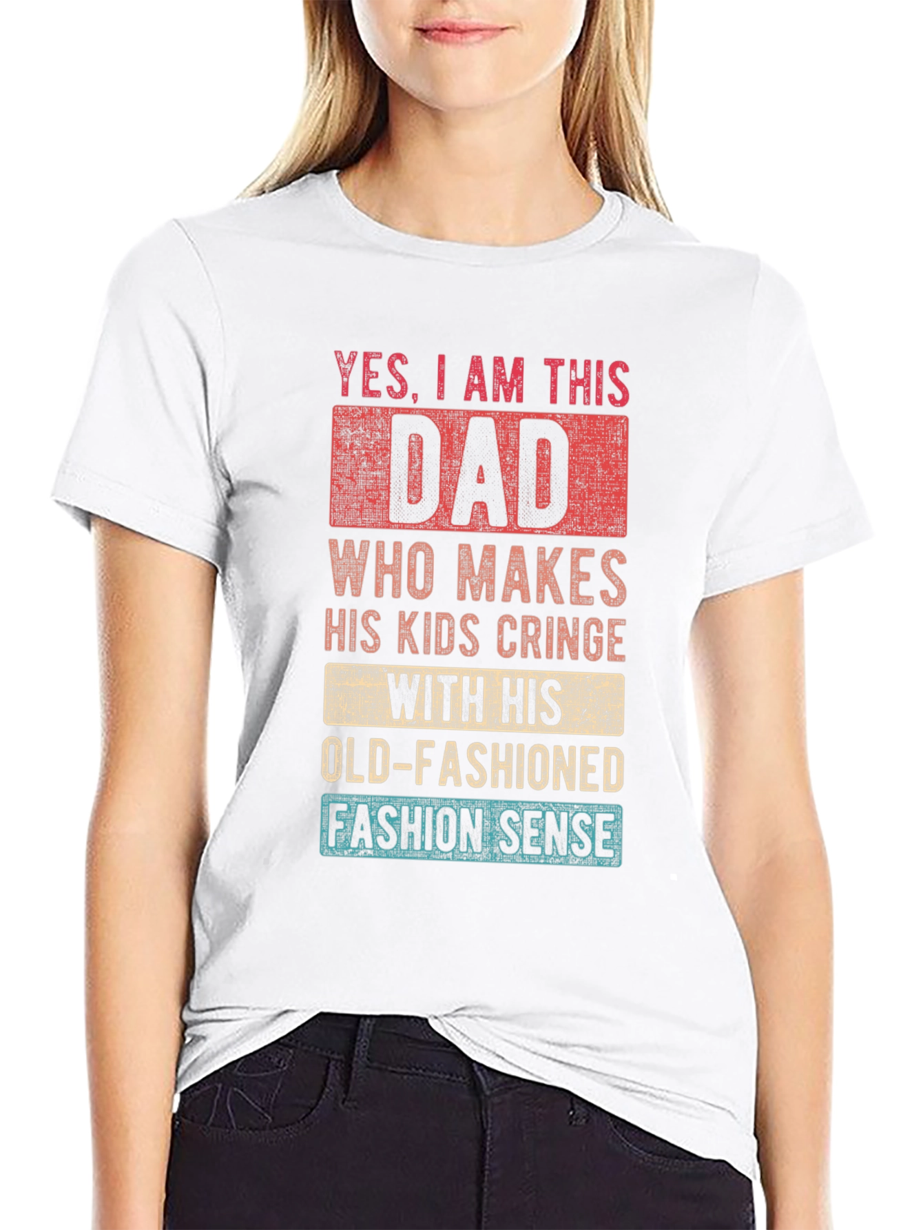 Funny Dad T-Shirt - Old-Fashioned Fashion Sense