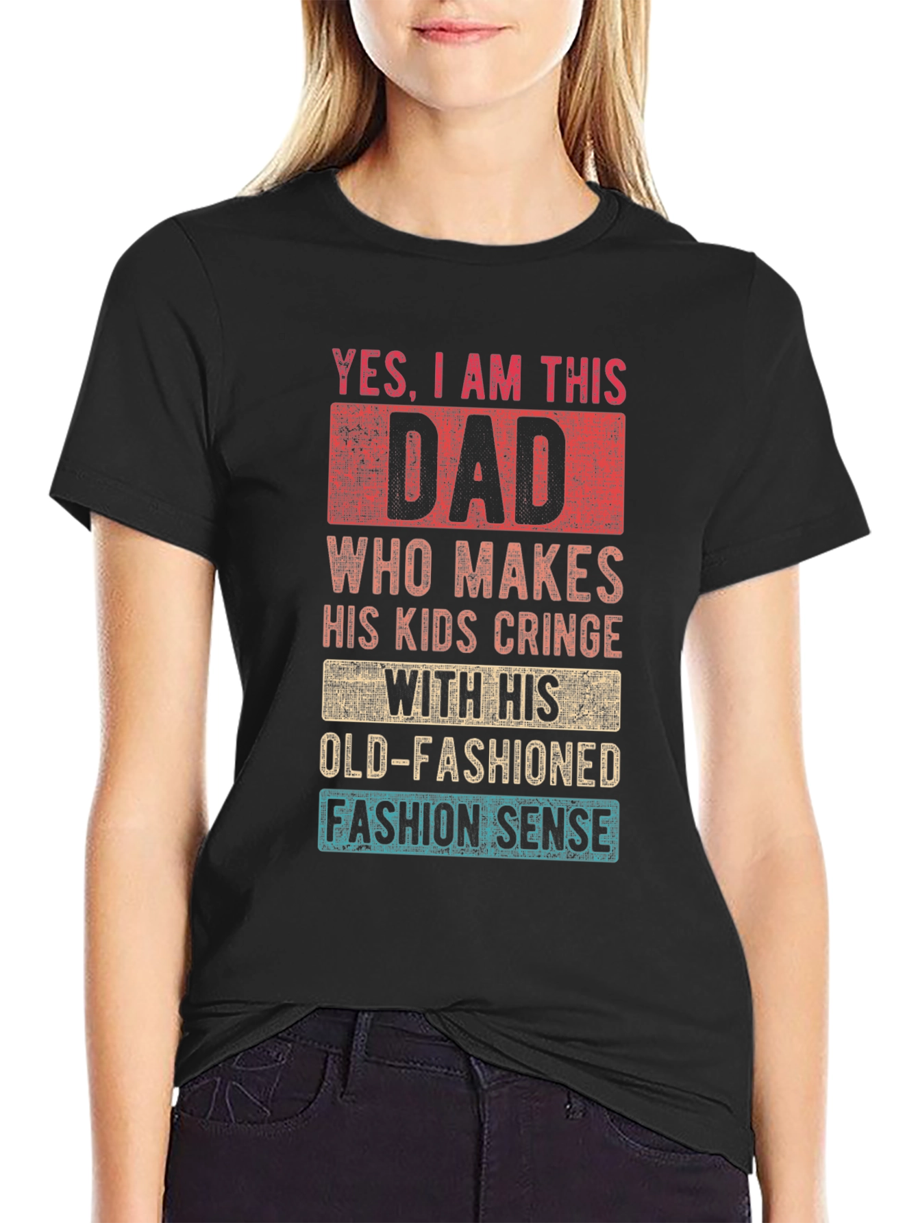 Funny Dad T-Shirt - Old-Fashioned Fashion Sense