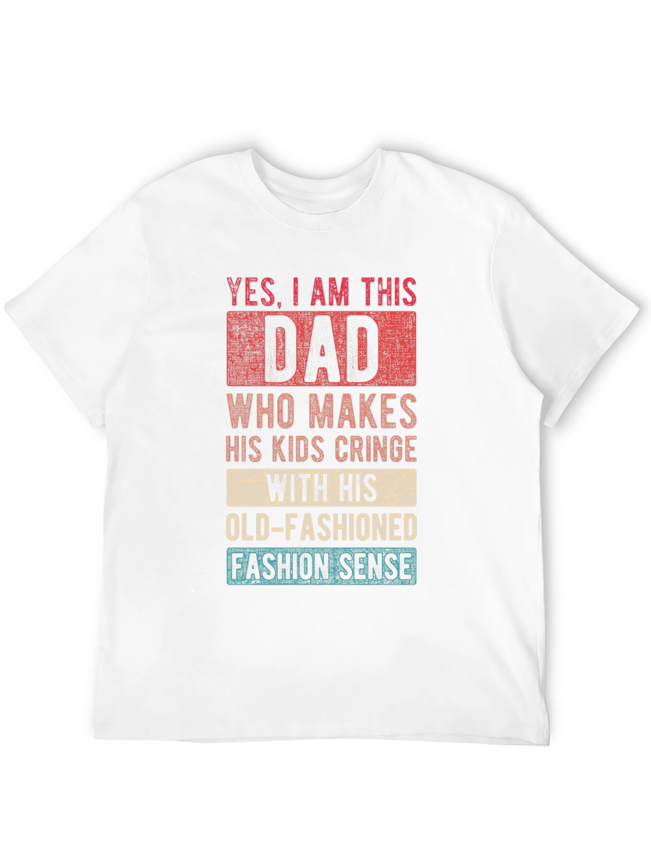 Funny Dad T-Shirt - Old-Fashioned Fashion Sense