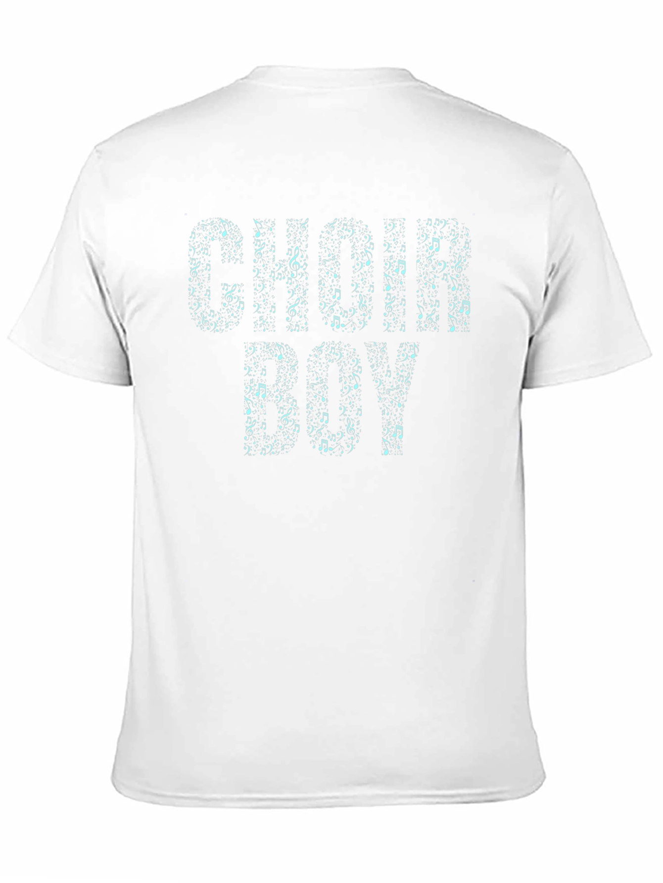 Choir Boy Music Note T-Shirt - Black