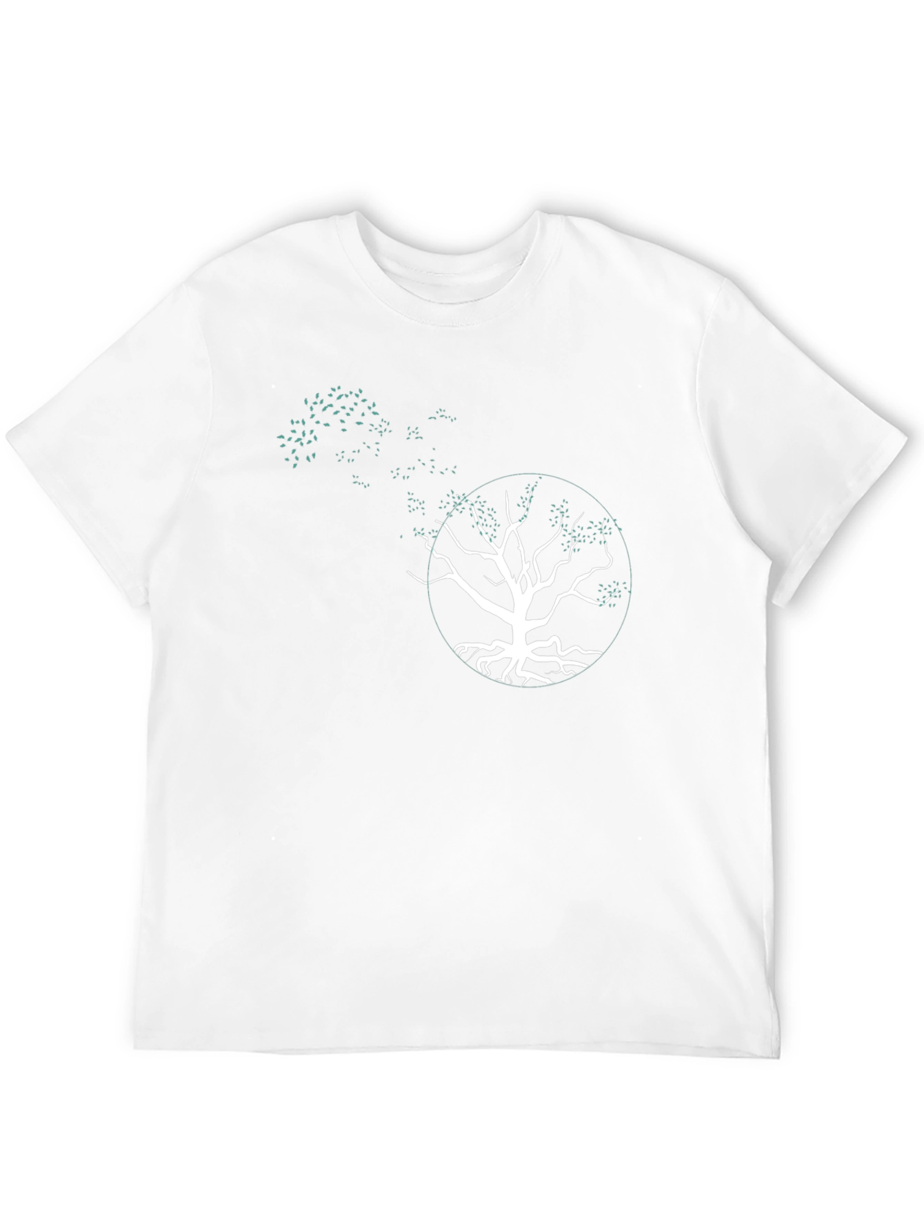 Black T-Shirt with Tree of Life Graphic