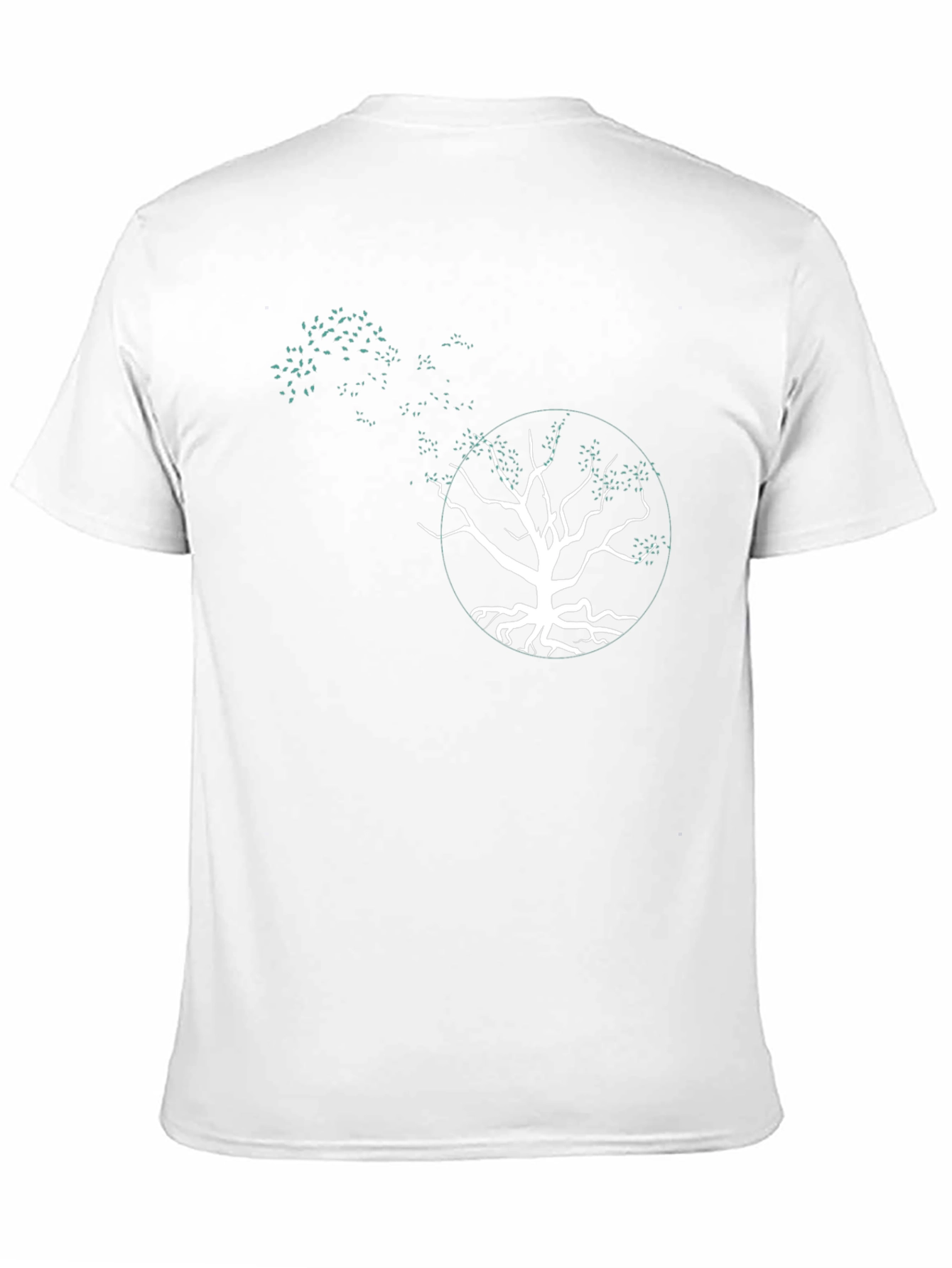 Black T-Shirt with Tree of Life Graphic