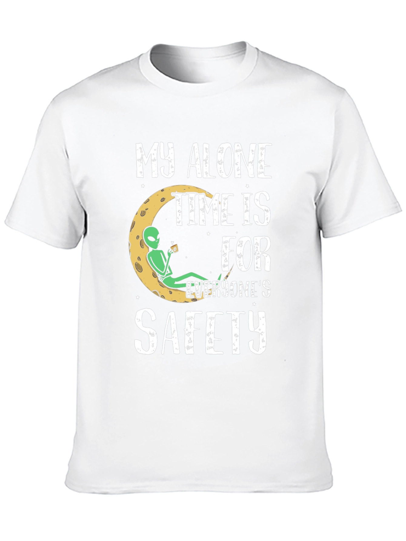 Alone Time Alien Graphic Tee