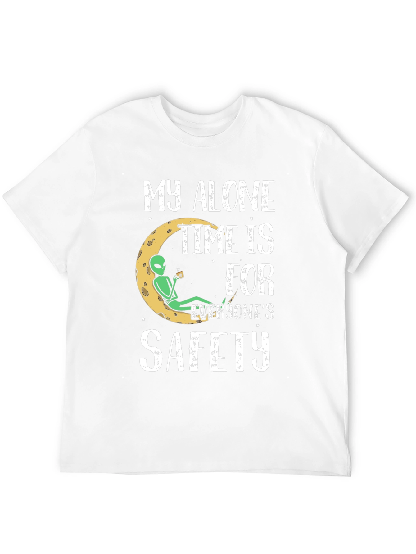 Alone Time Alien Graphic Tee