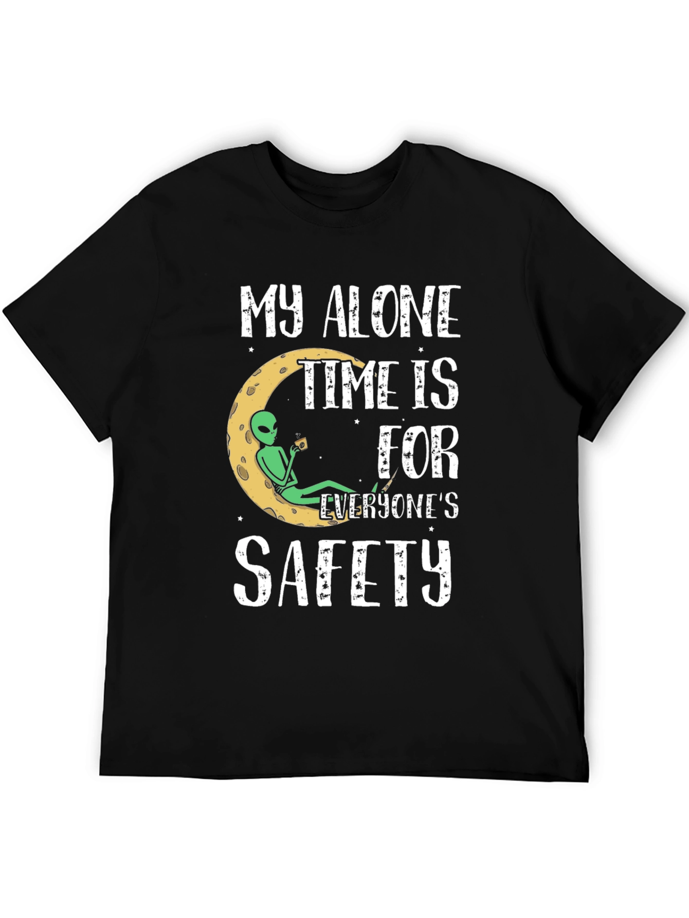 Alone Time Alien Graphic Tee