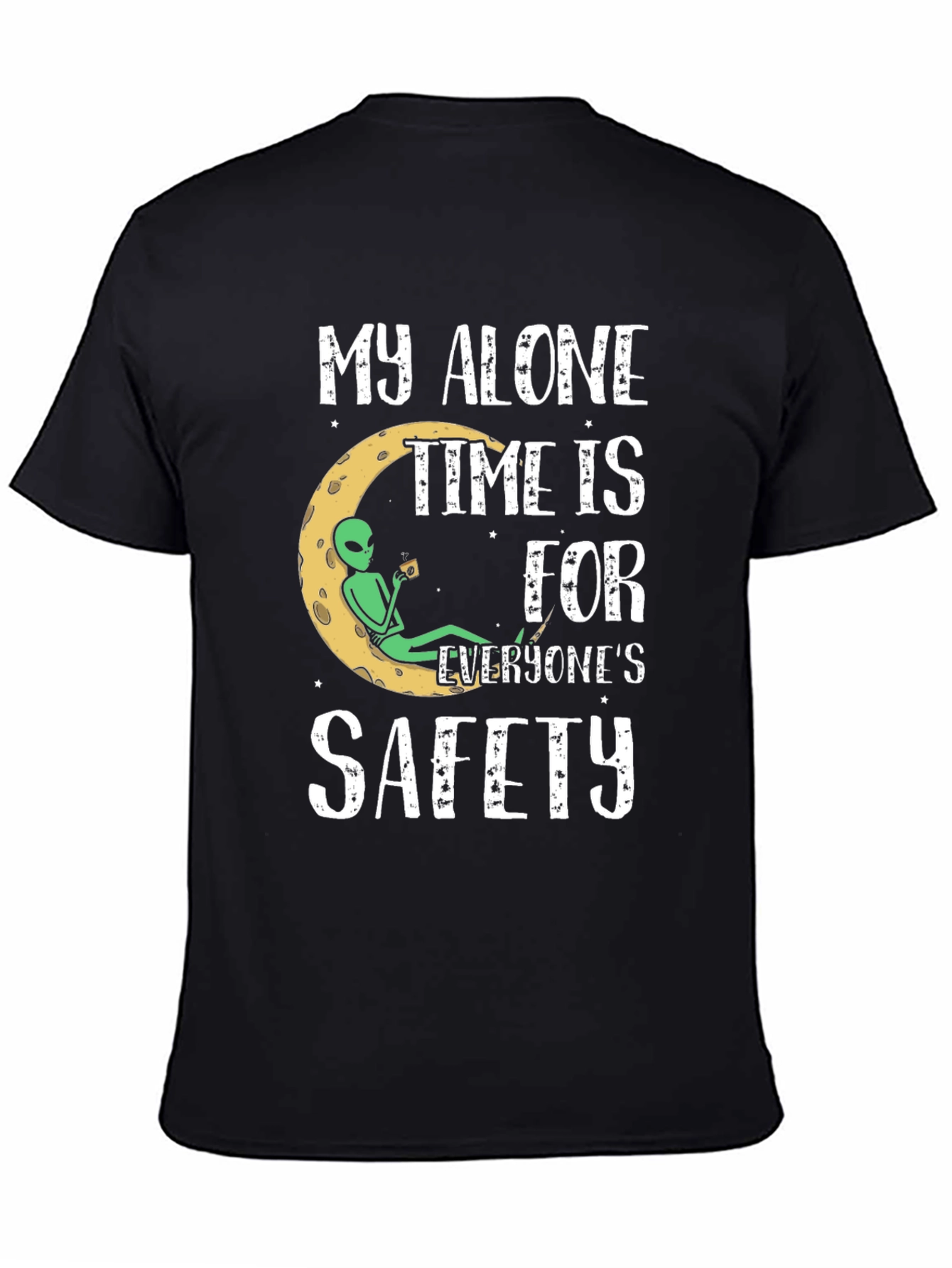 Alone Time Alien Graphic Tee