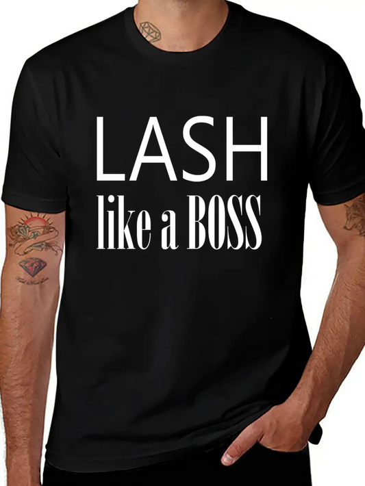 Lash Like A Boss Unisex Casual T-Shirt – Clean Design For Daily Comfort