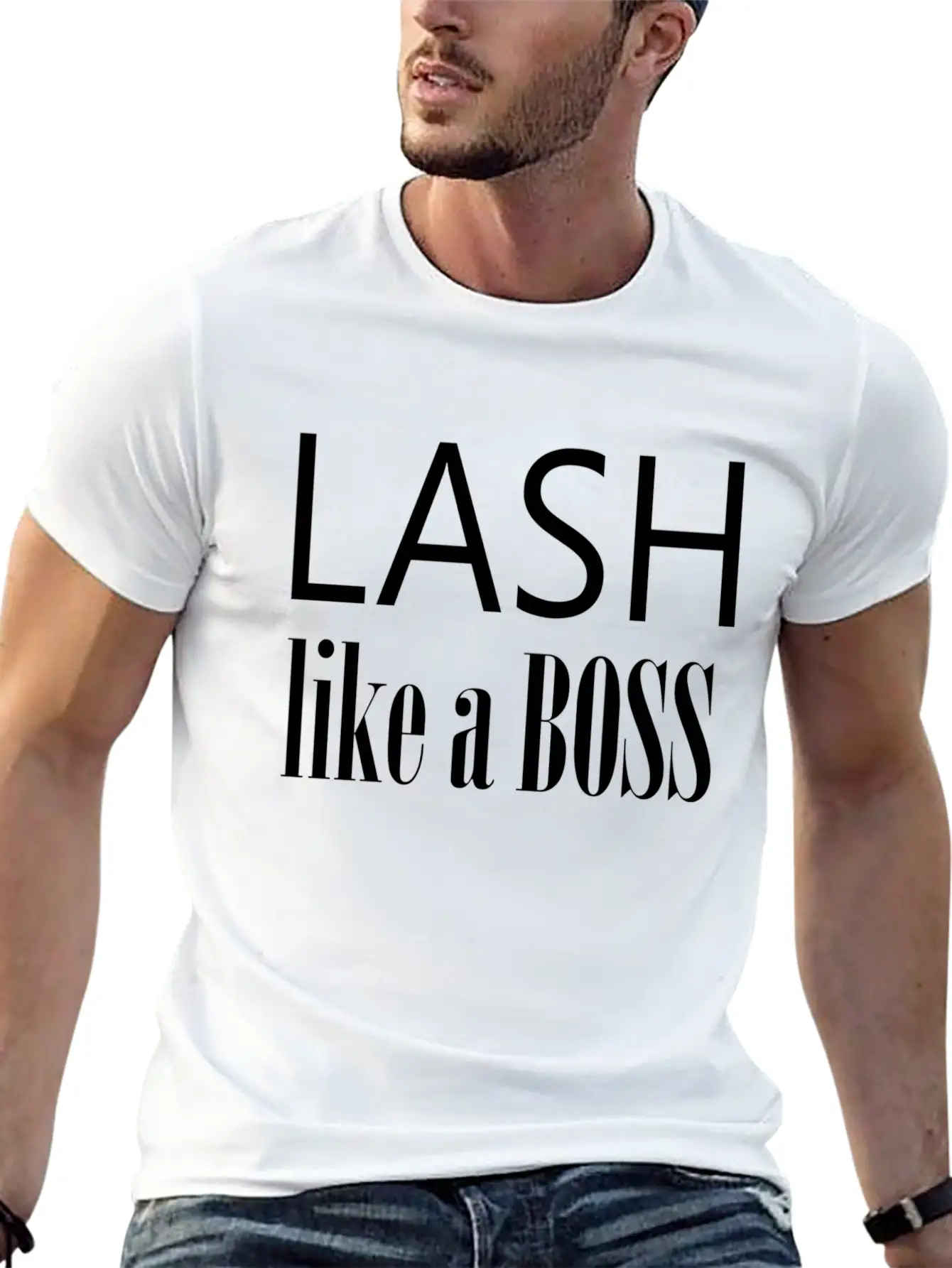 Lash Like A Boss Unisex Casual T-Shirt – Clean Design For Daily Comfort
