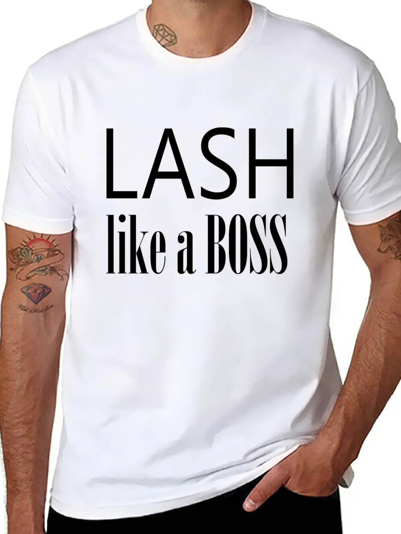 Lash Like A Boss Unisex Casual T-Shirt – Clean Design For Daily Comfort