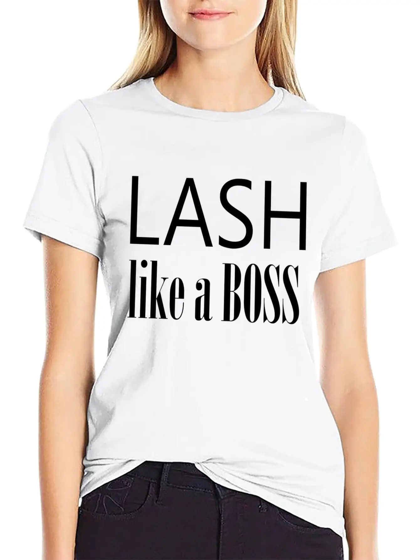 Lash Like A Boss Unisex Casual T-Shirt – Clean Design For Daily Comfort