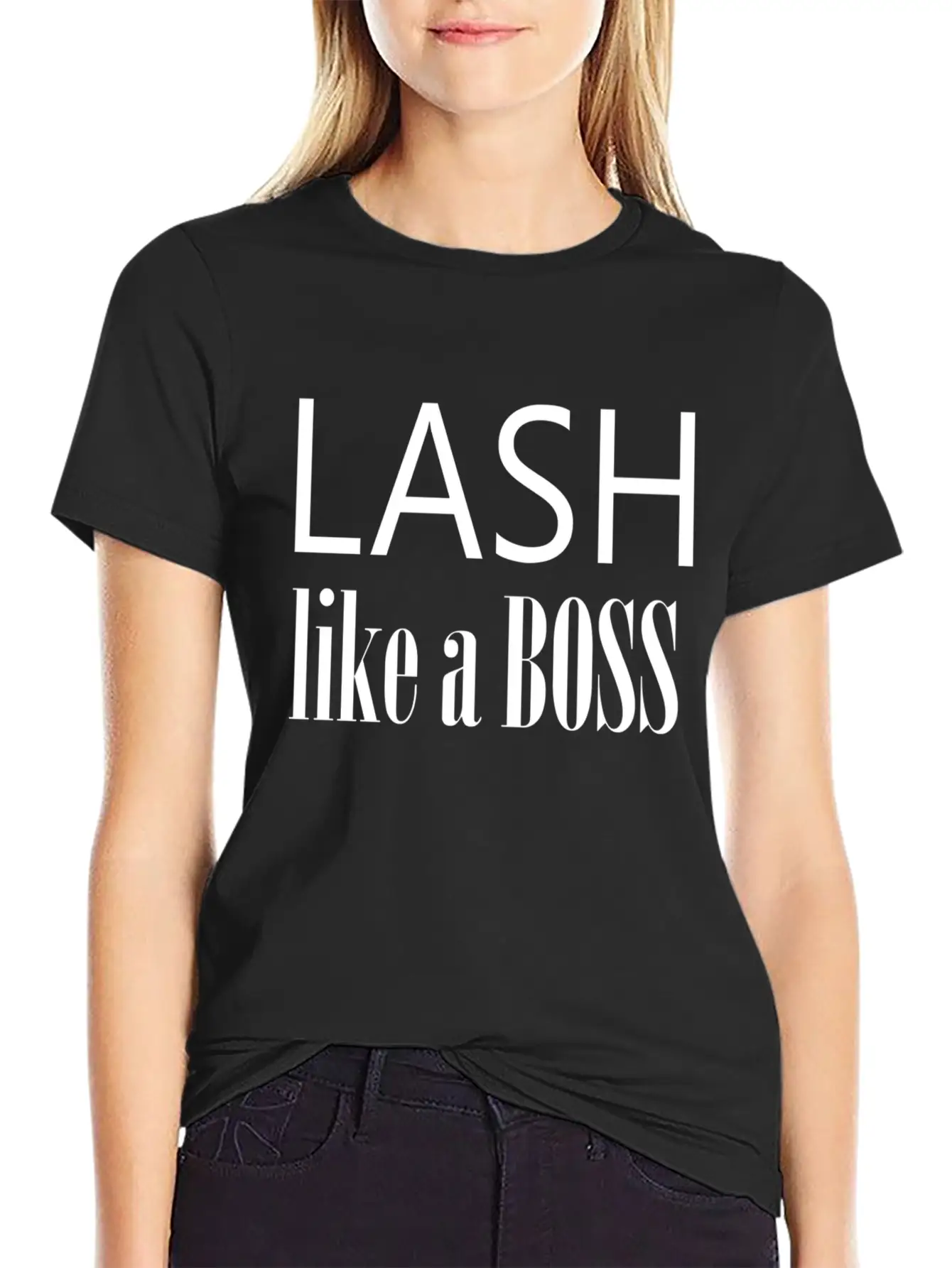 Lash Like A Boss Unisex Casual T-Shirt – Clean Design For Daily Comfort