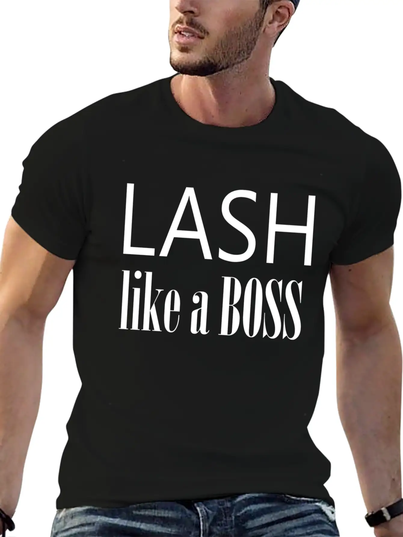 Lash Like A Boss Unisex Casual T-Shirt – Clean Design For Daily Comfort