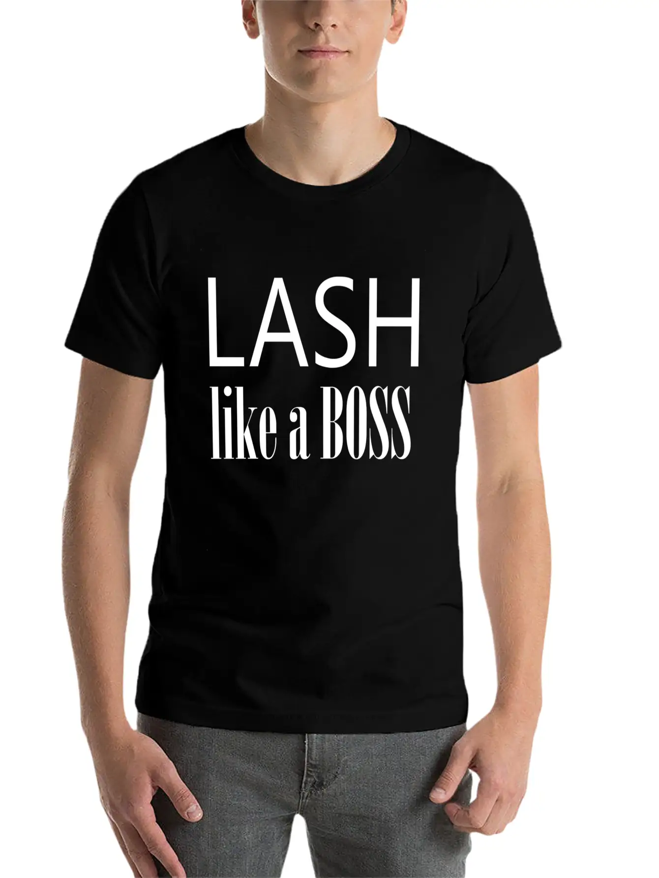 Lash Like A Boss Unisex Casual T-Shirt – Clean Design For Daily Comfort