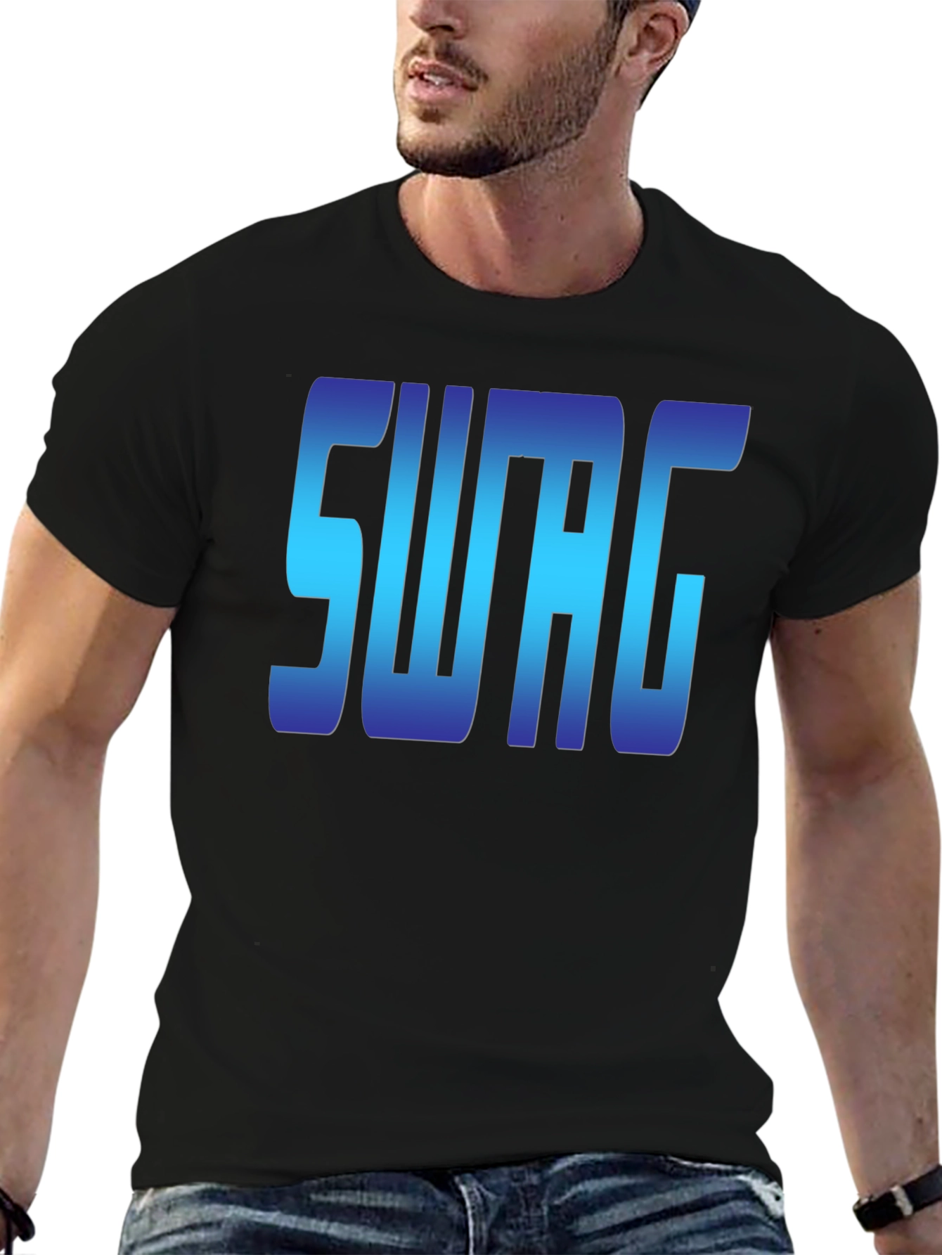SWAG Graphic Black T-Shirt